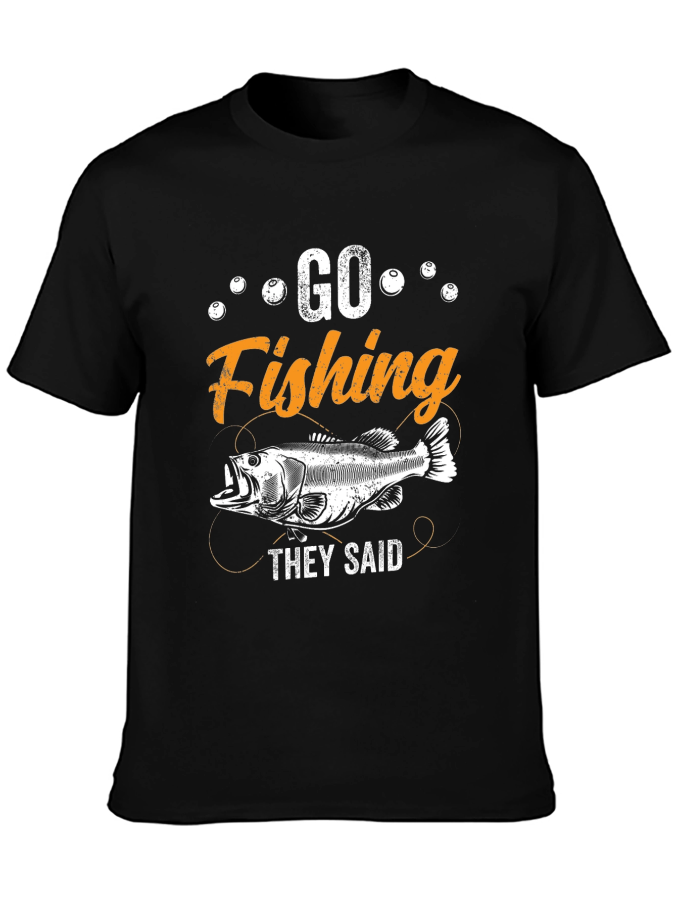 Go Fishing T-Shirt - Funny Fisherman Tee