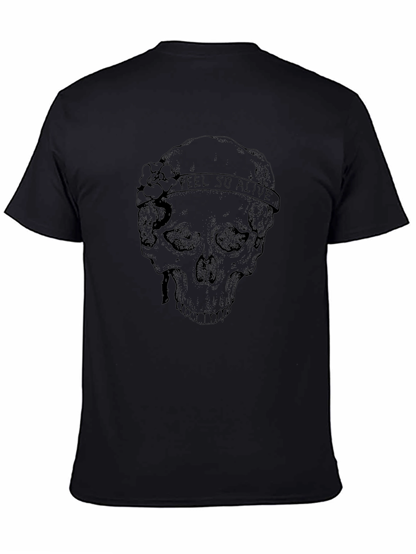 Skull Feel So Alive Graphic T-Shirt