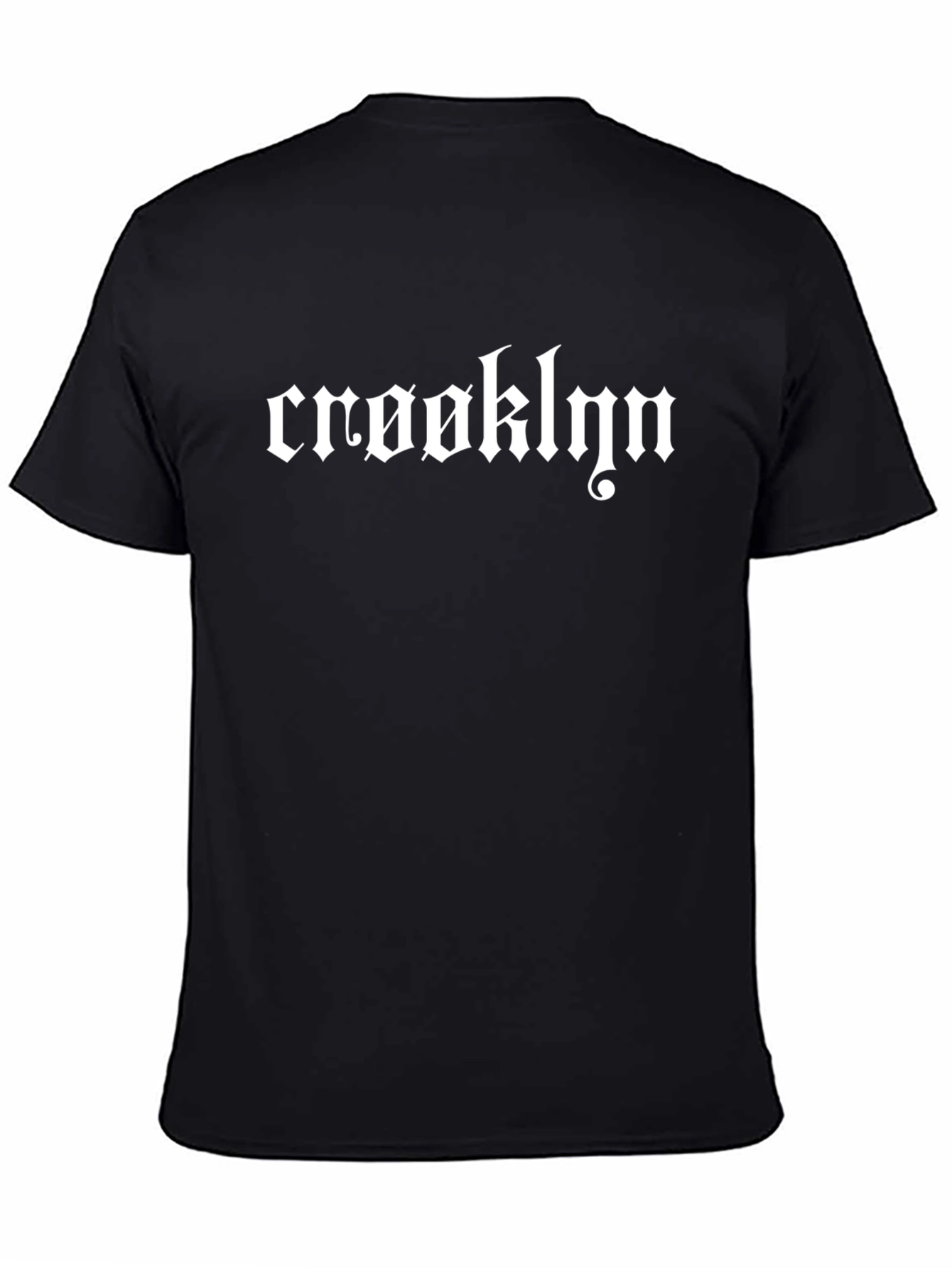 Crooklyn Black Graphic Tee - Urban Style T-Shirt