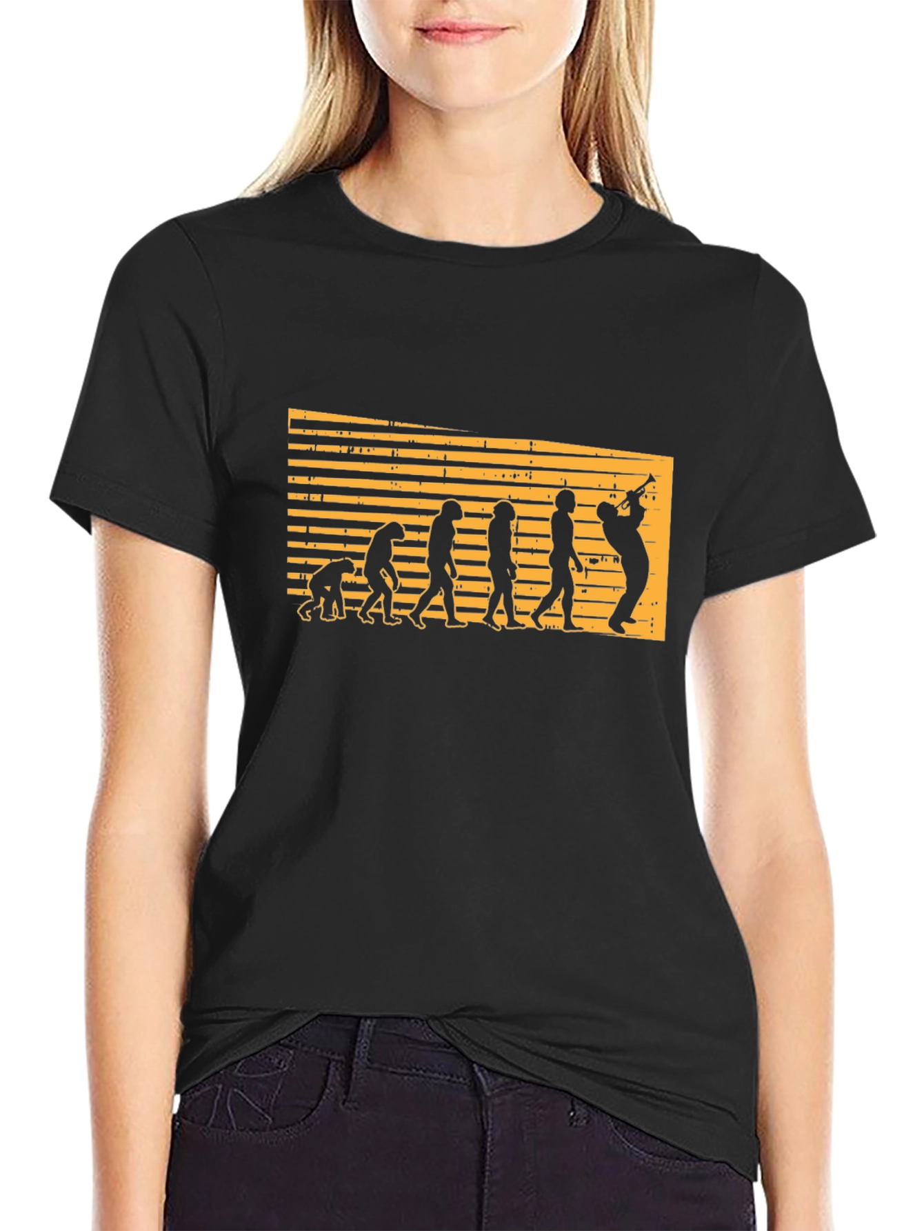 Evolution of Saxophone Player T-Shirt