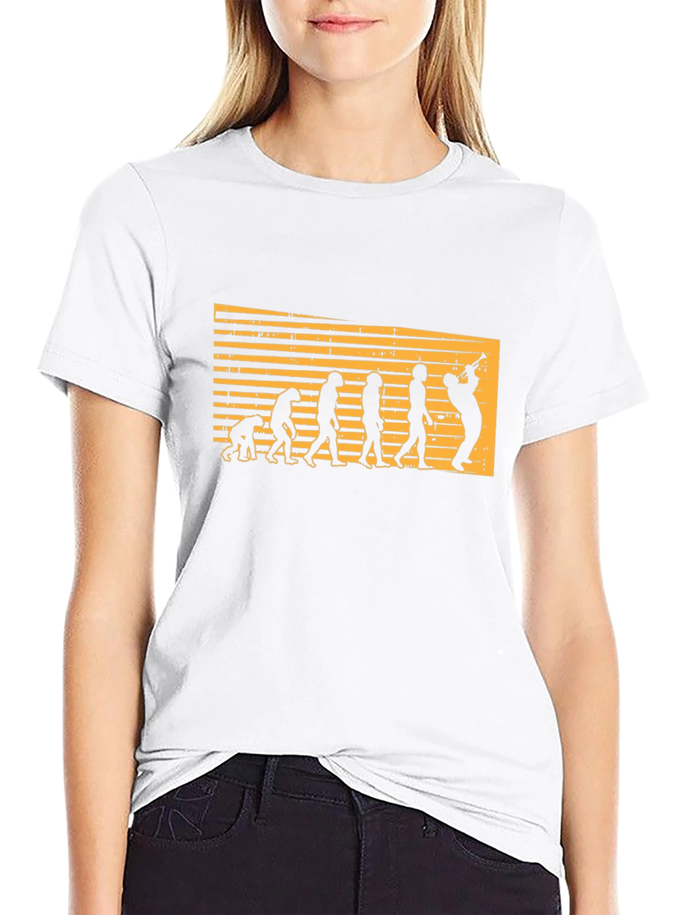 Evolution of Saxophone Player T-Shirt