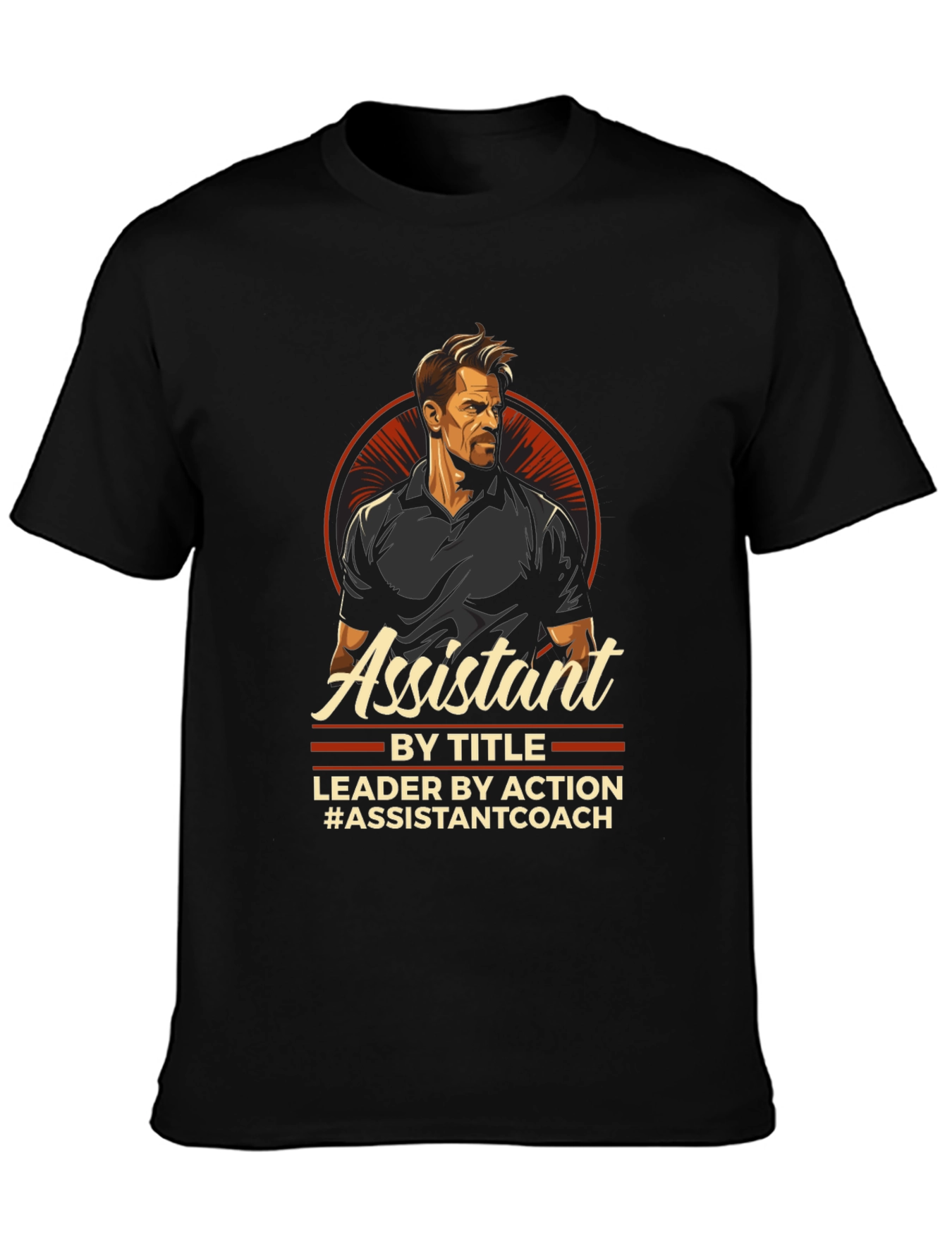Assistant Coach T-Shirt - Leader by Action Tee