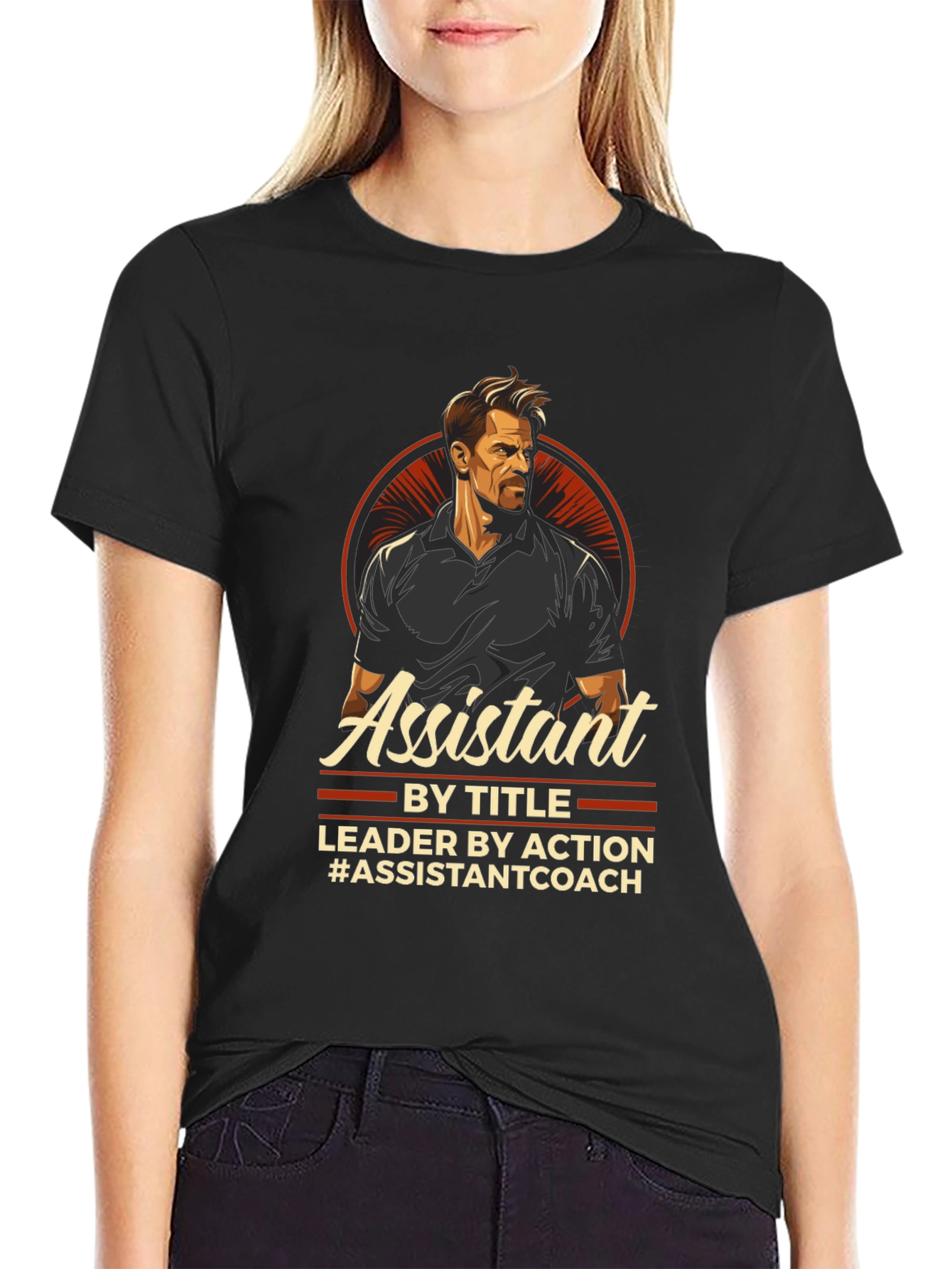 Assistant Coach T-Shirt - Leader by Action Tee