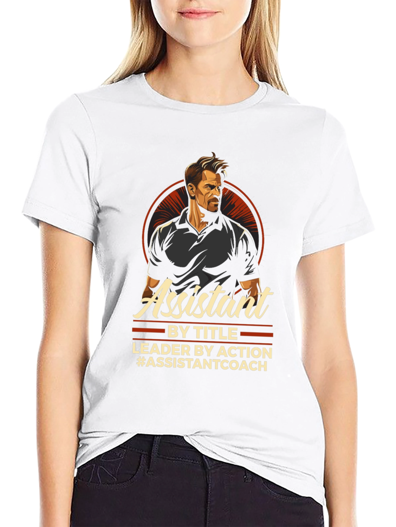 Assistant Coach T-Shirt - Leader by Action Tee