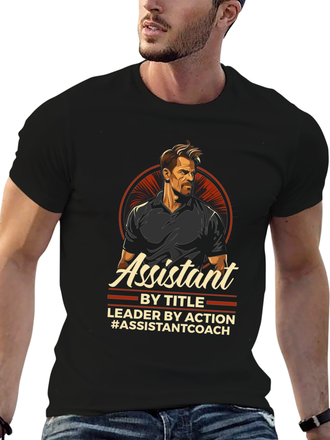 Assistant Coach T-Shirt - Leader by Action Tee