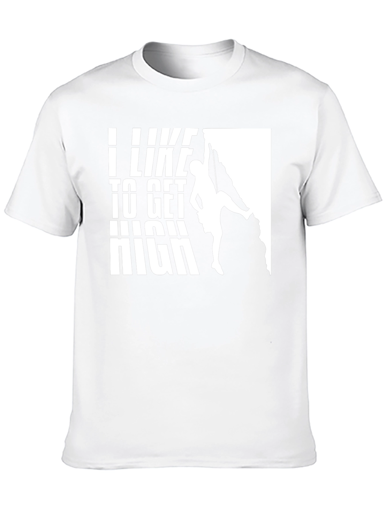 I Like To Get High Climbing Graphic T-Shirt