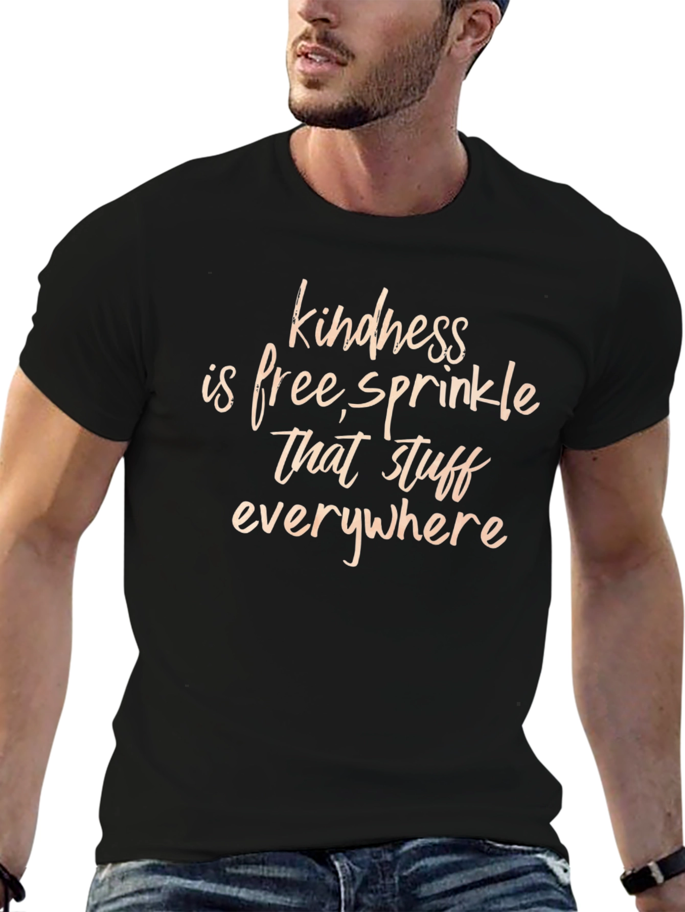 Kindness is Free Graphic Tee - Black