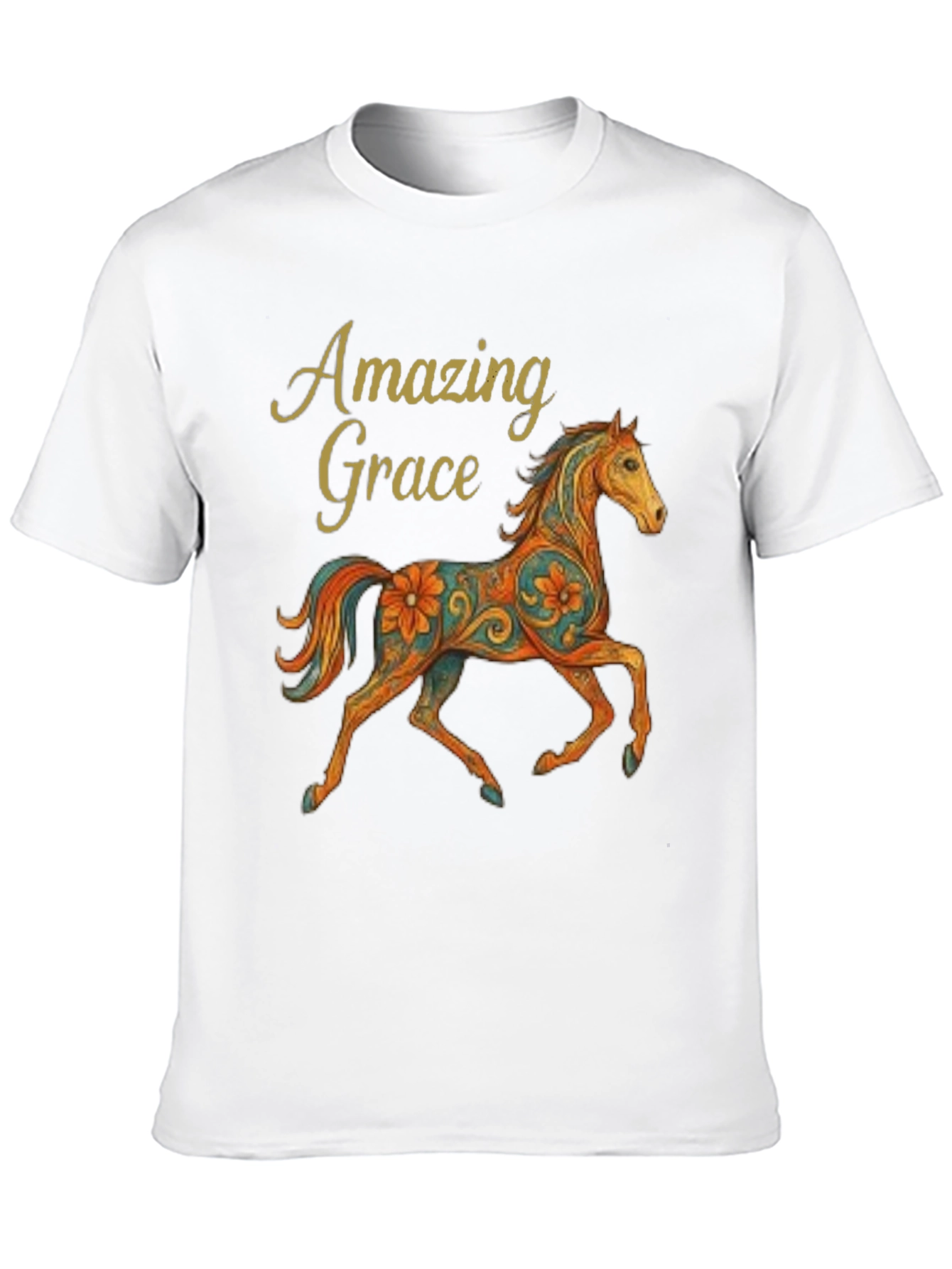Amazing Grace Horse Graphic Tee