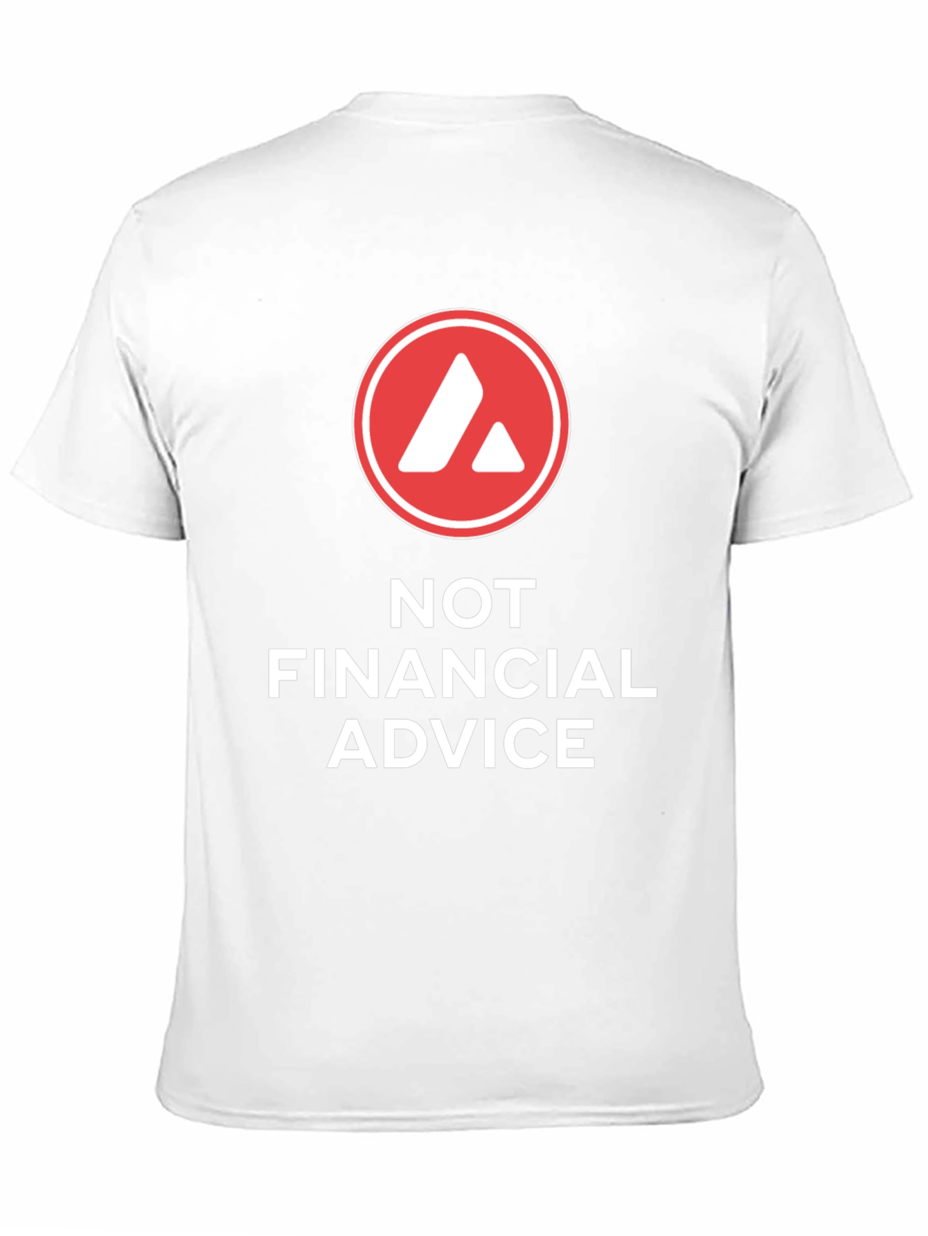 Avalanche Not Financial Advice Black T-Shirt