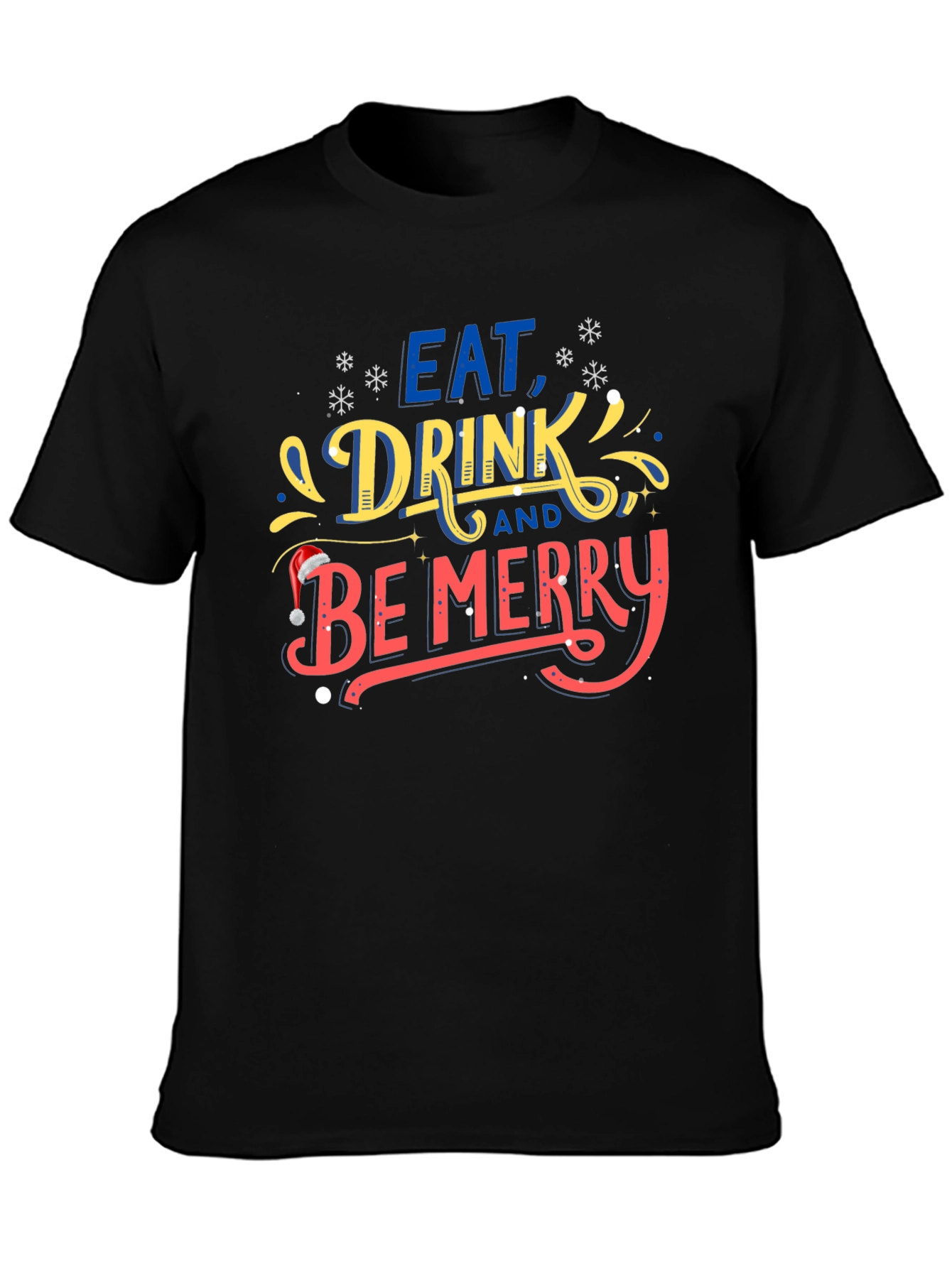 Eat Drink & Be Merry Holiday T-Shirt