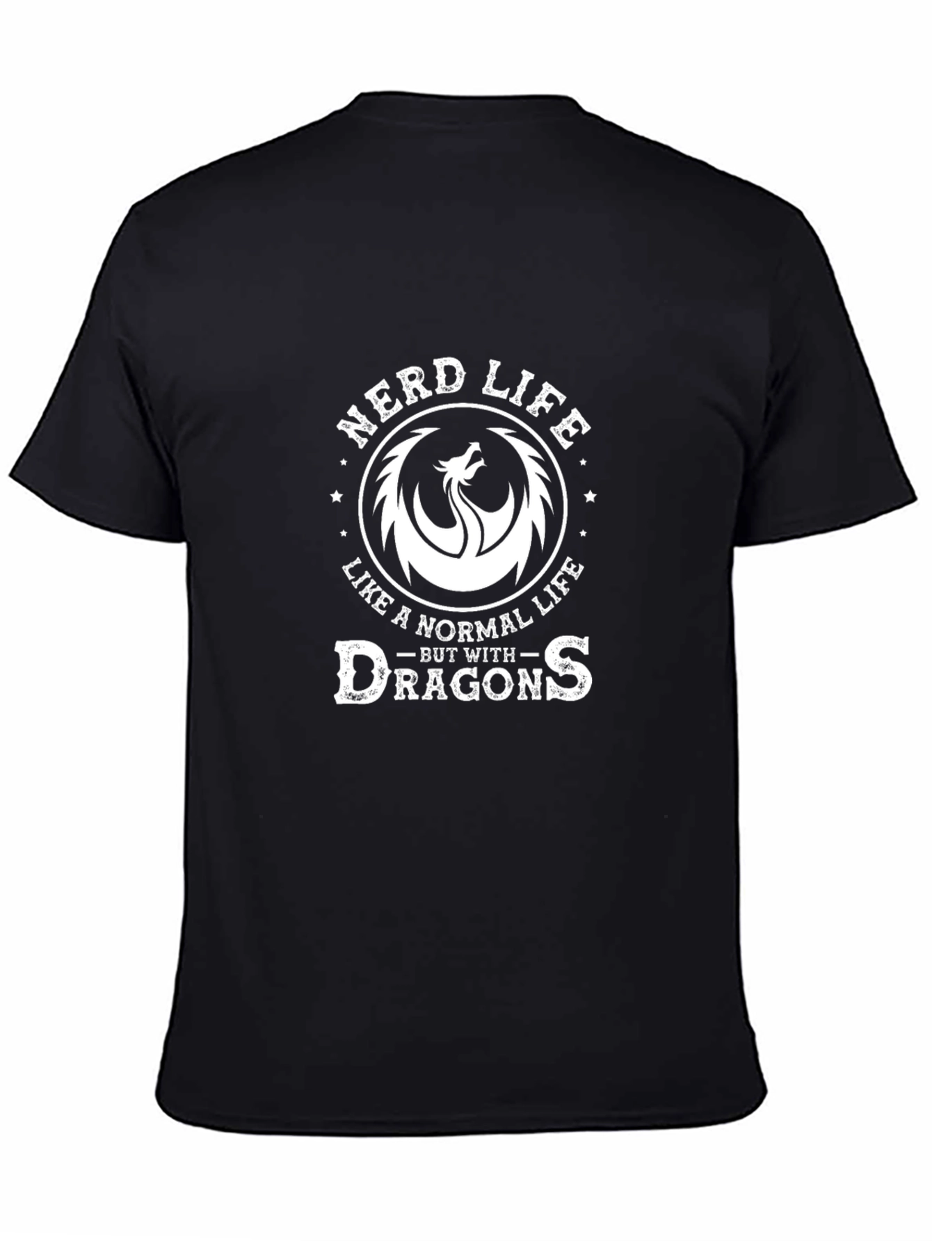 Nerd Life Dragon Graphic T-Shirt