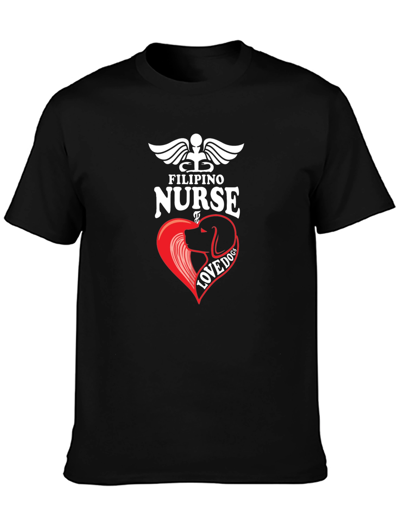 Filipino Nurse Love Dog T-Shirt