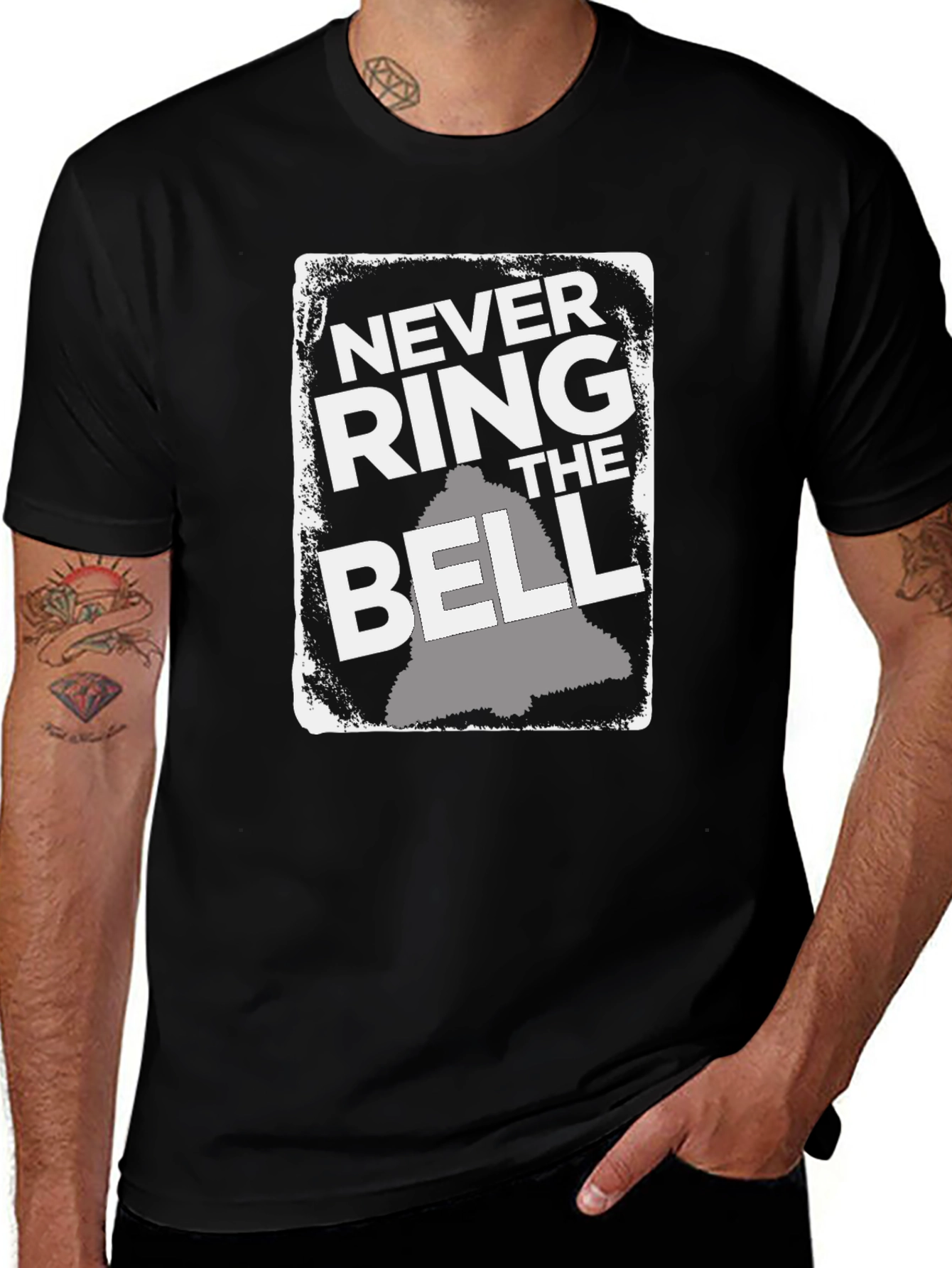 Never Ring The Bell Black T-Shirt