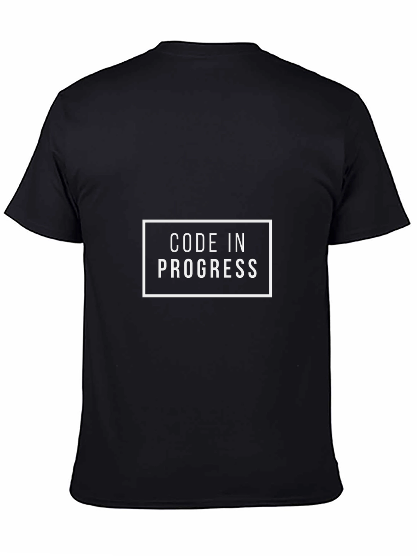 Code In Progress Black T-Shirt