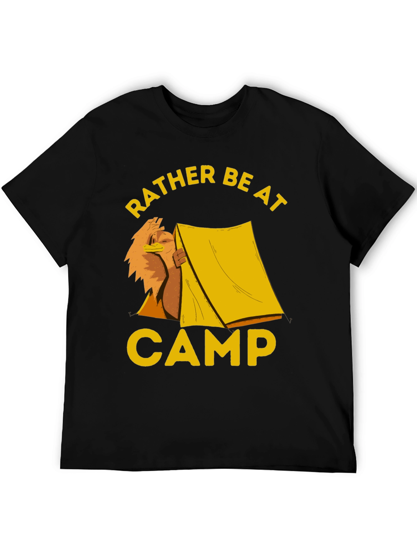 Rather Be At Camp T-Shirt - Camping Lover Tee