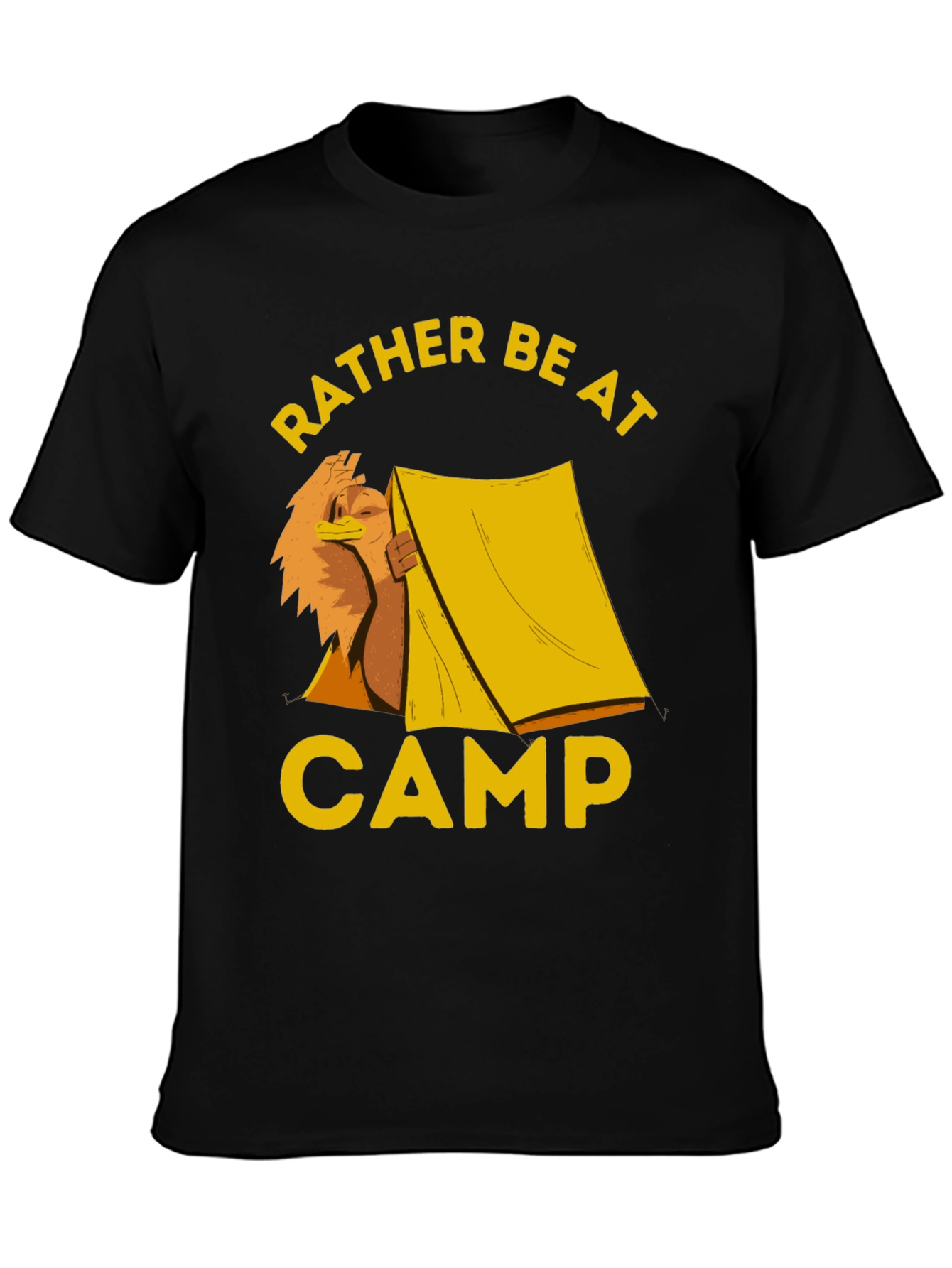 Rather Be At Camp T-Shirt - Camping Lover Tee