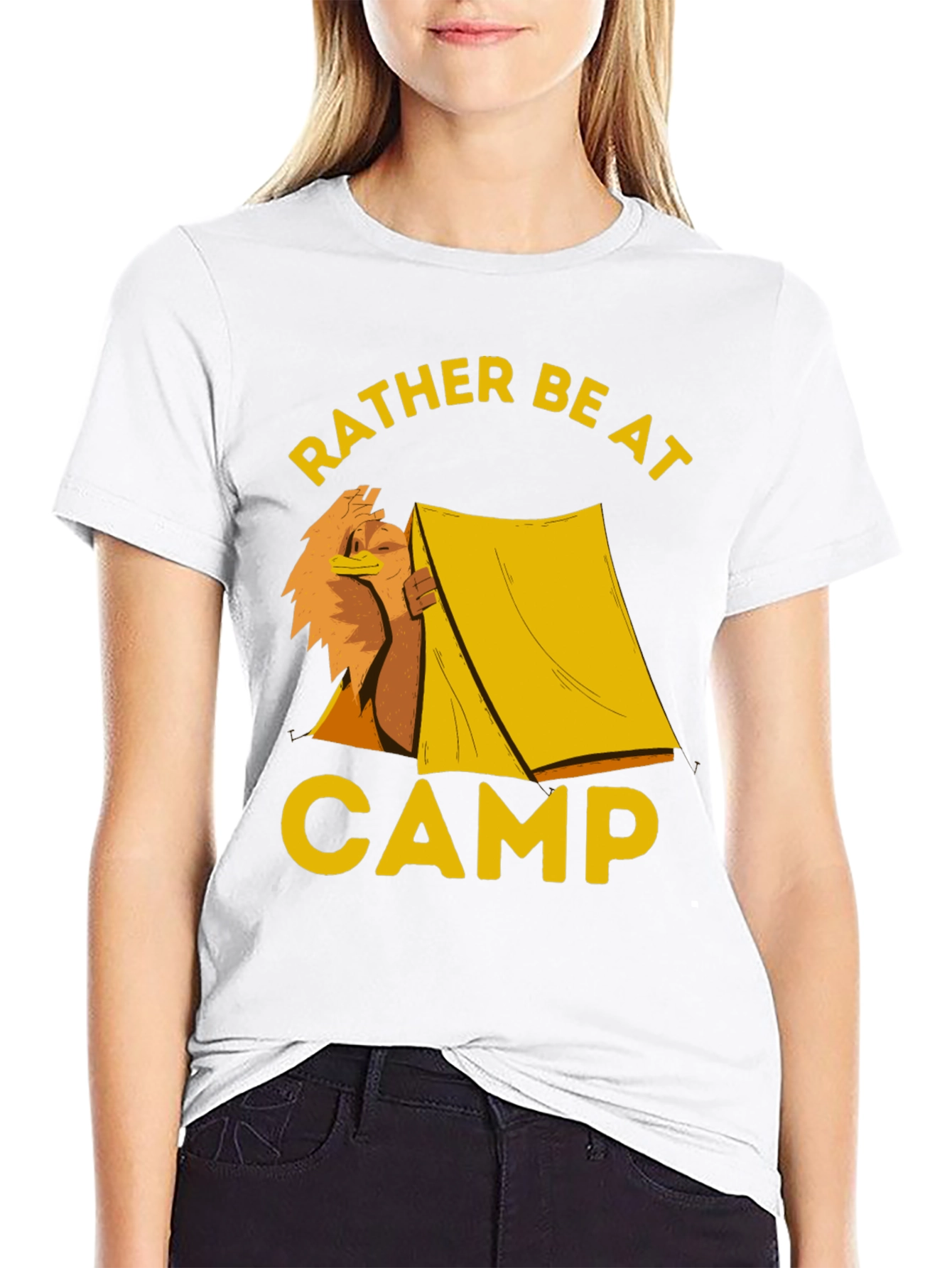Rather Be At Camp T-Shirt - Camping Lover Tee