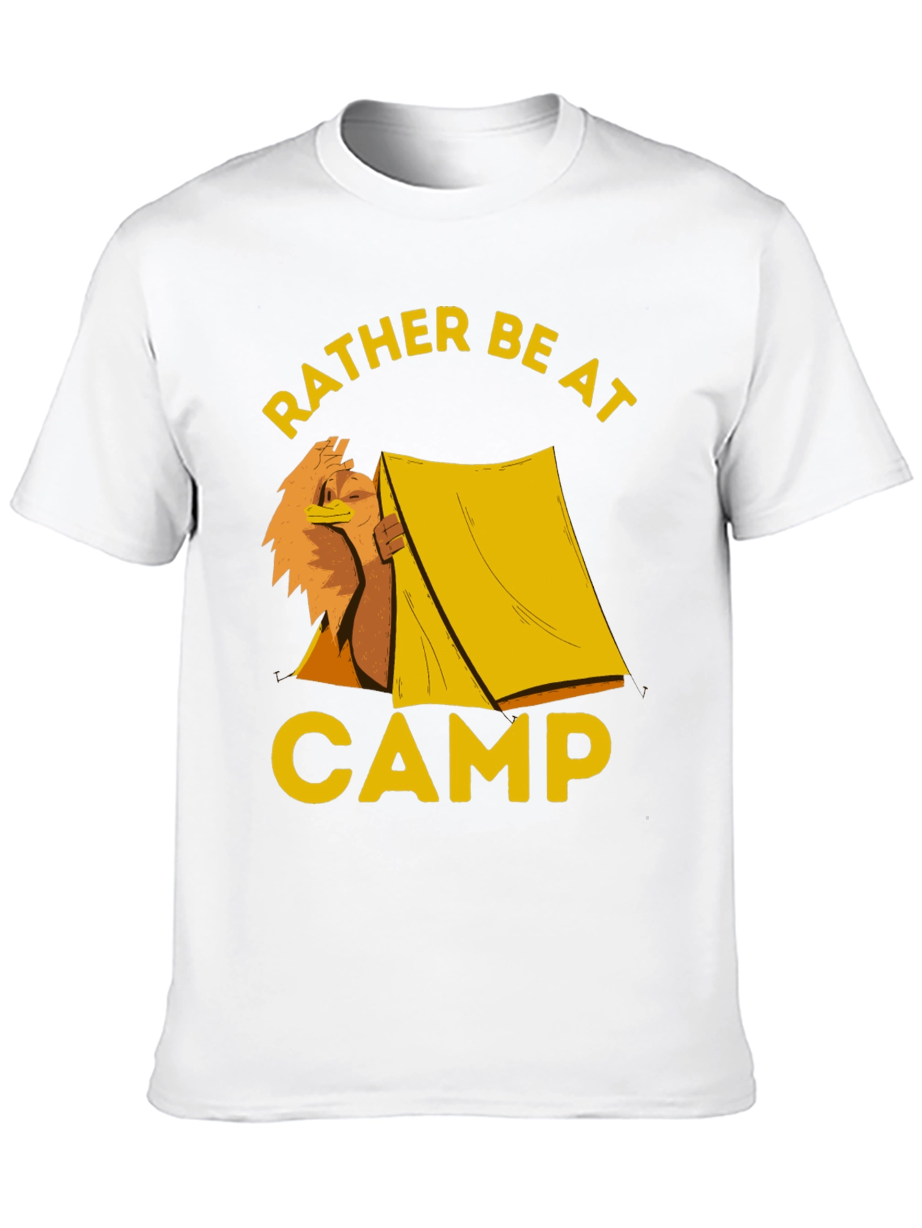 Rather Be At Camp T-Shirt - Camping Lover Tee