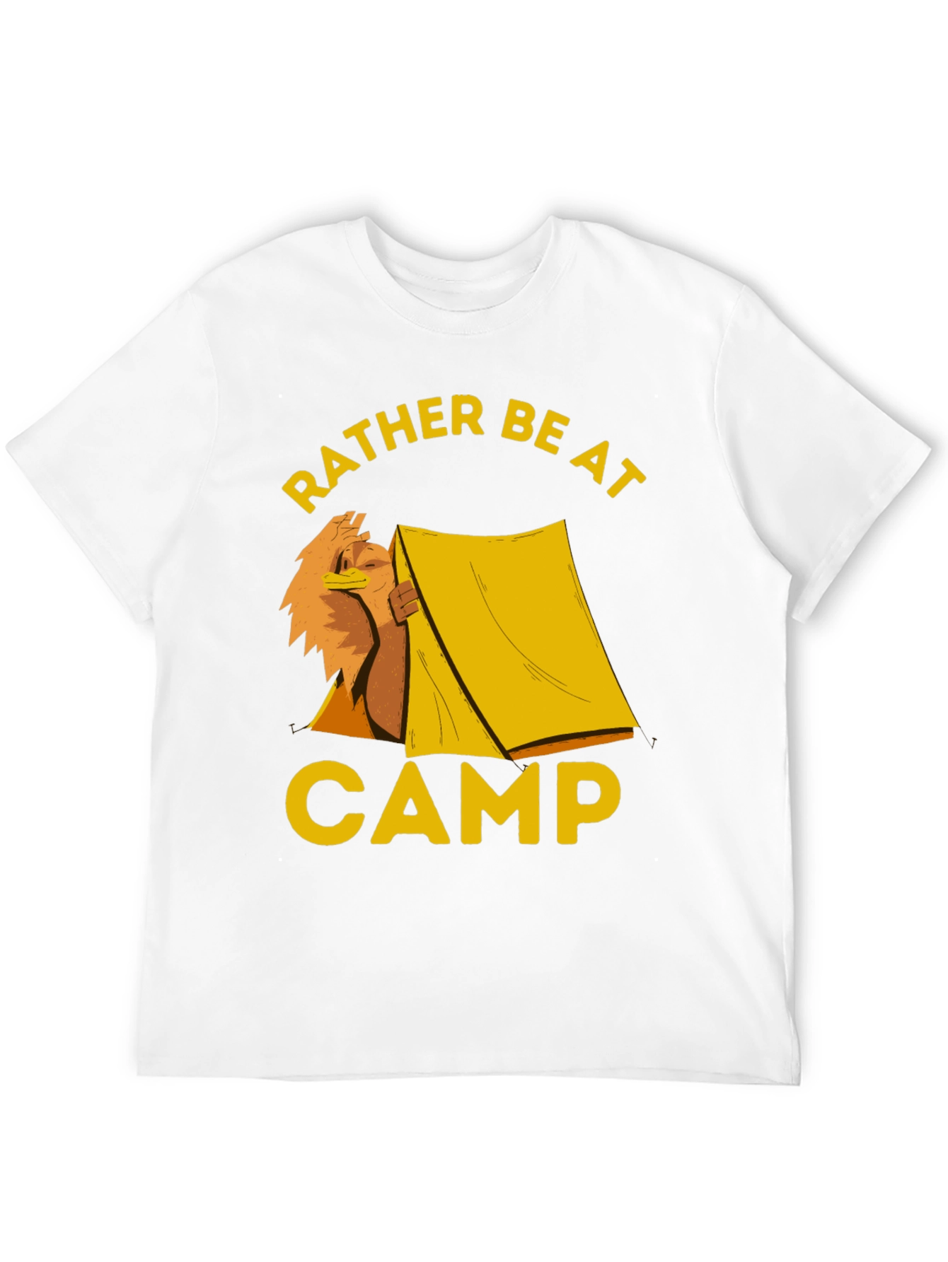 Rather Be At Camp T-Shirt - Camping Lover Tee