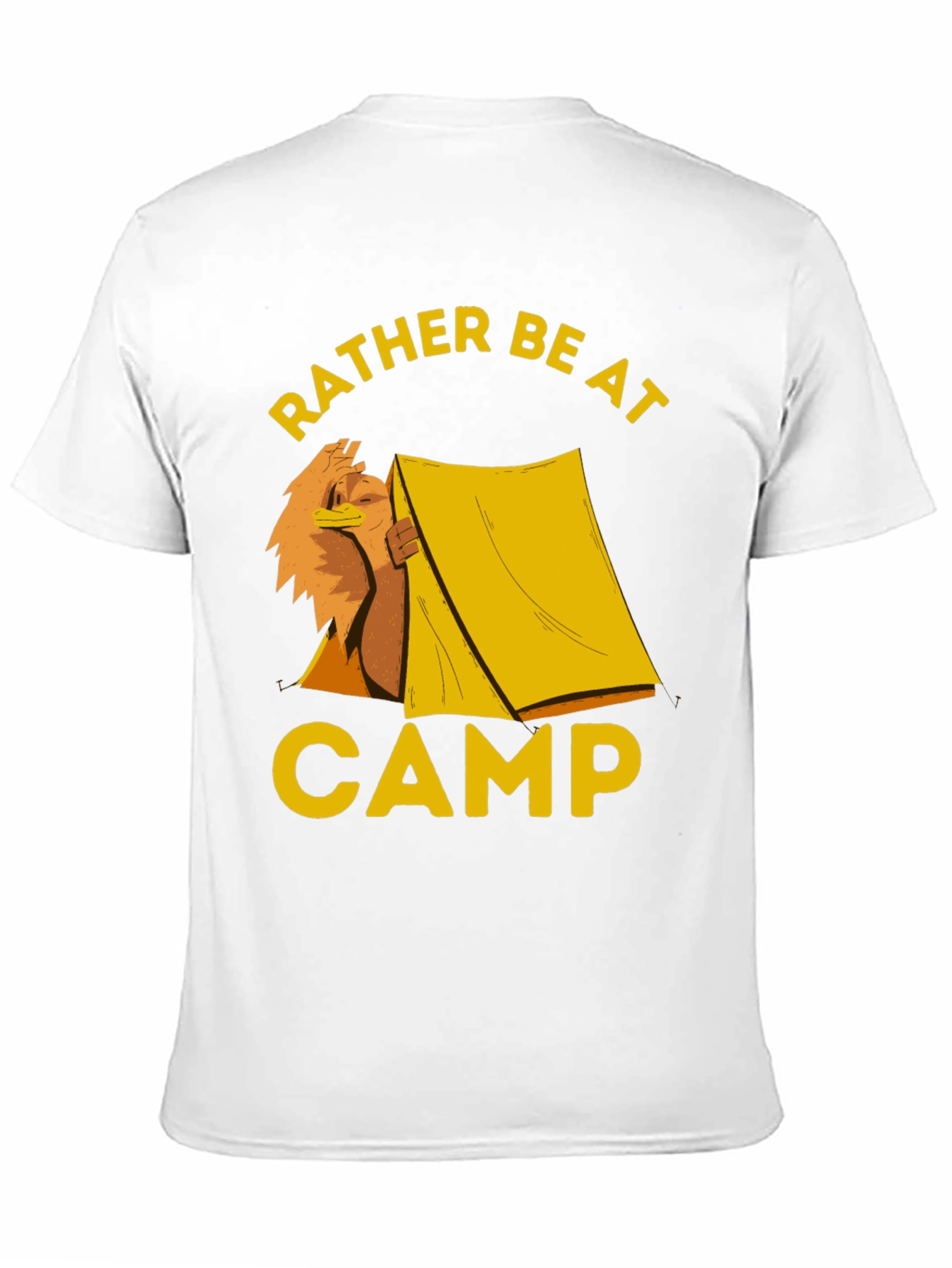 Rather Be At Camp T-Shirt - Camping Lover Tee