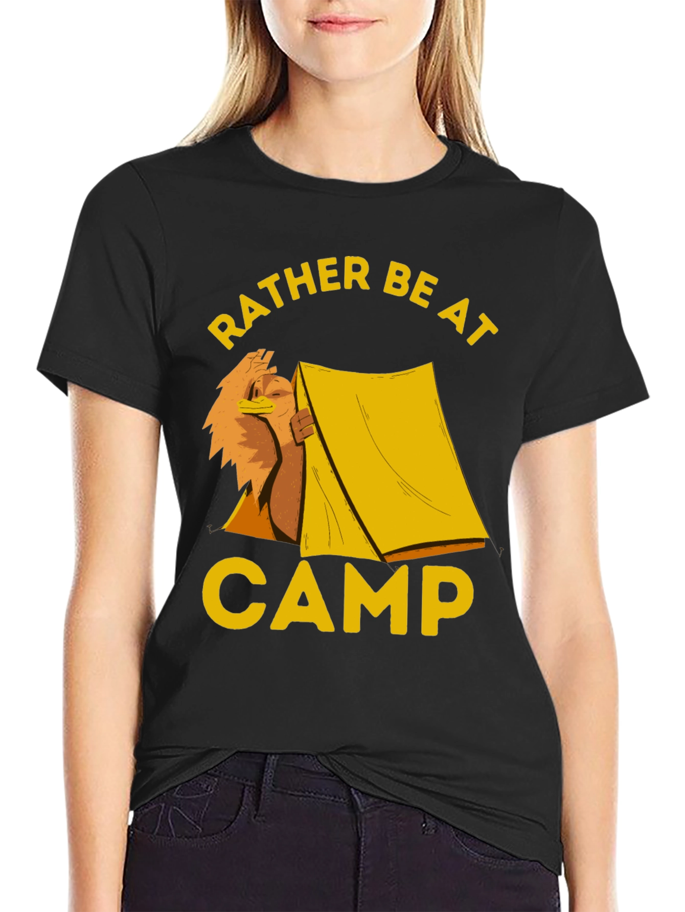 Rather Be At Camp T-Shirt - Camping Lover Tee