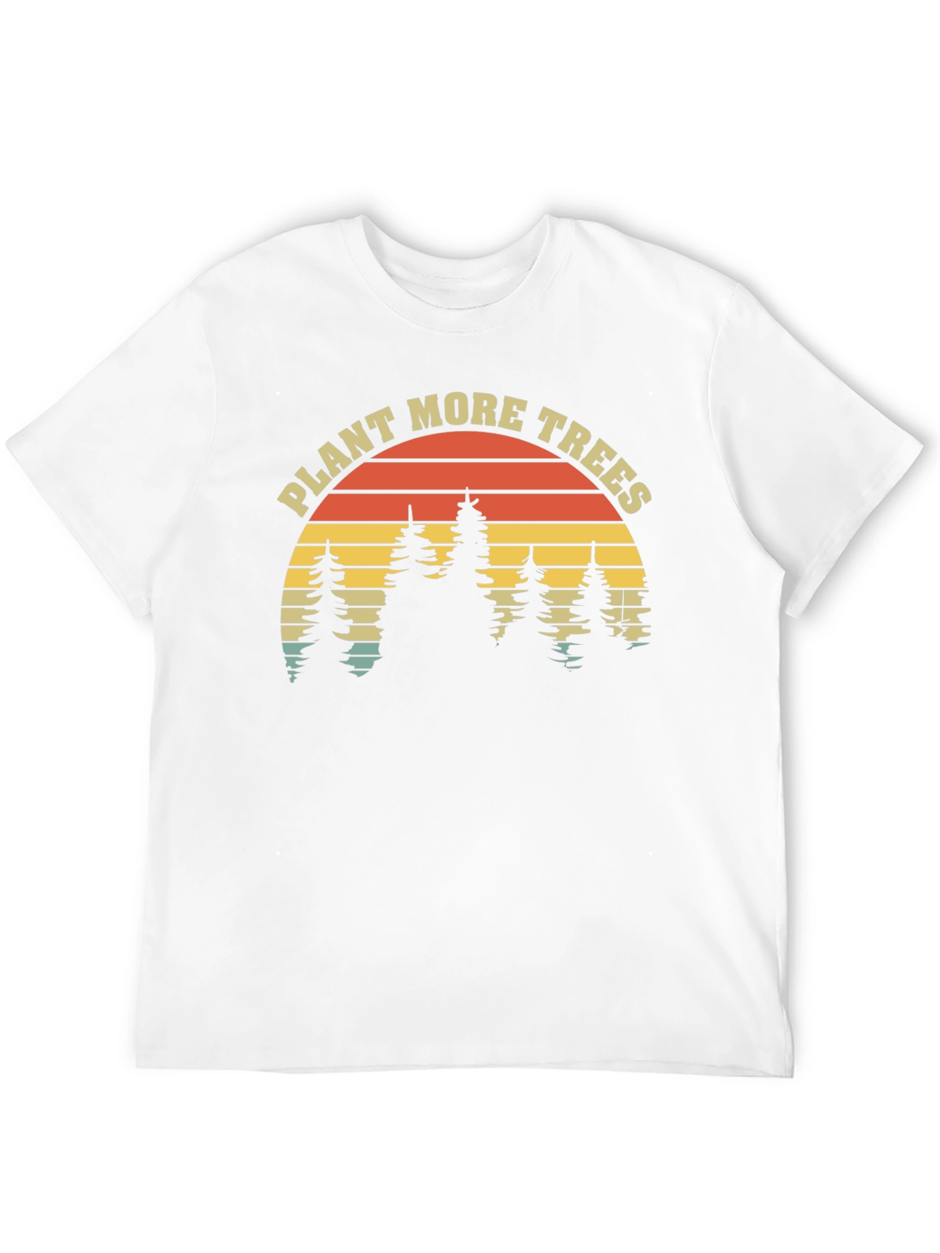 Plant More Trees Graphic Tee - Eco-Friendly Shirt