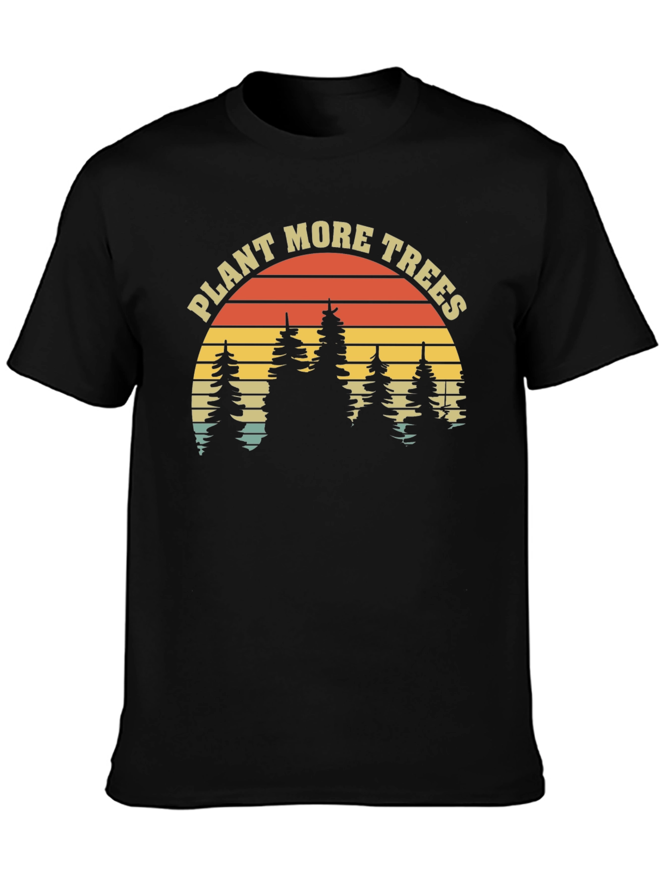 Plant More Trees Graphic Tee - Eco-Friendly Shirt