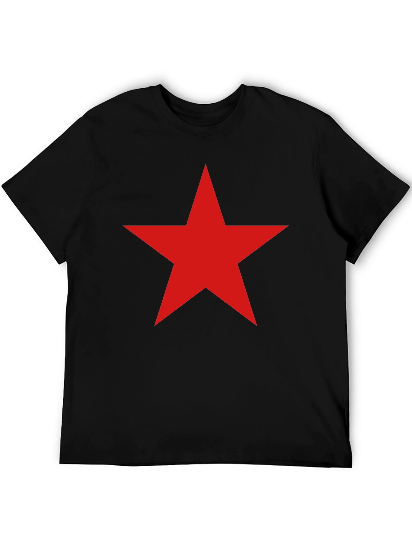 Red Star Graphic T-Shirt - Casual Wear