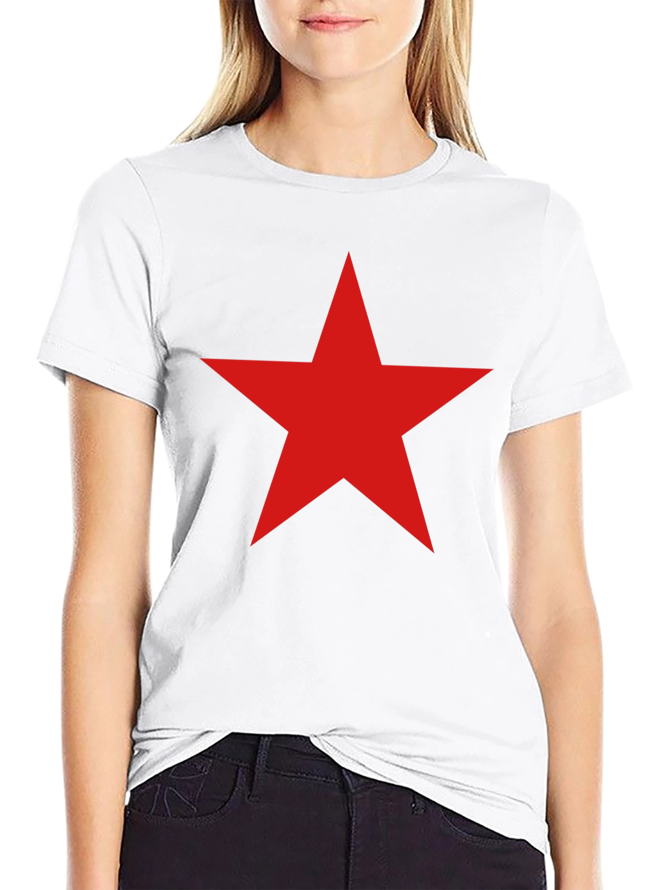 Red Star Graphic T-Shirt - Casual Wear