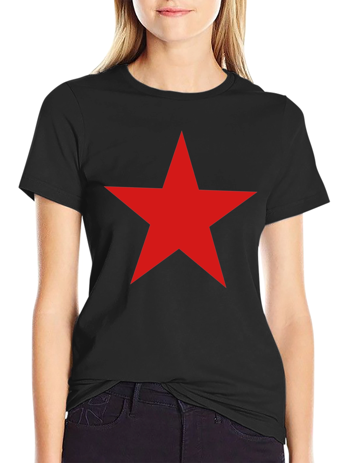 Red Star Graphic T-Shirt - Casual Wear