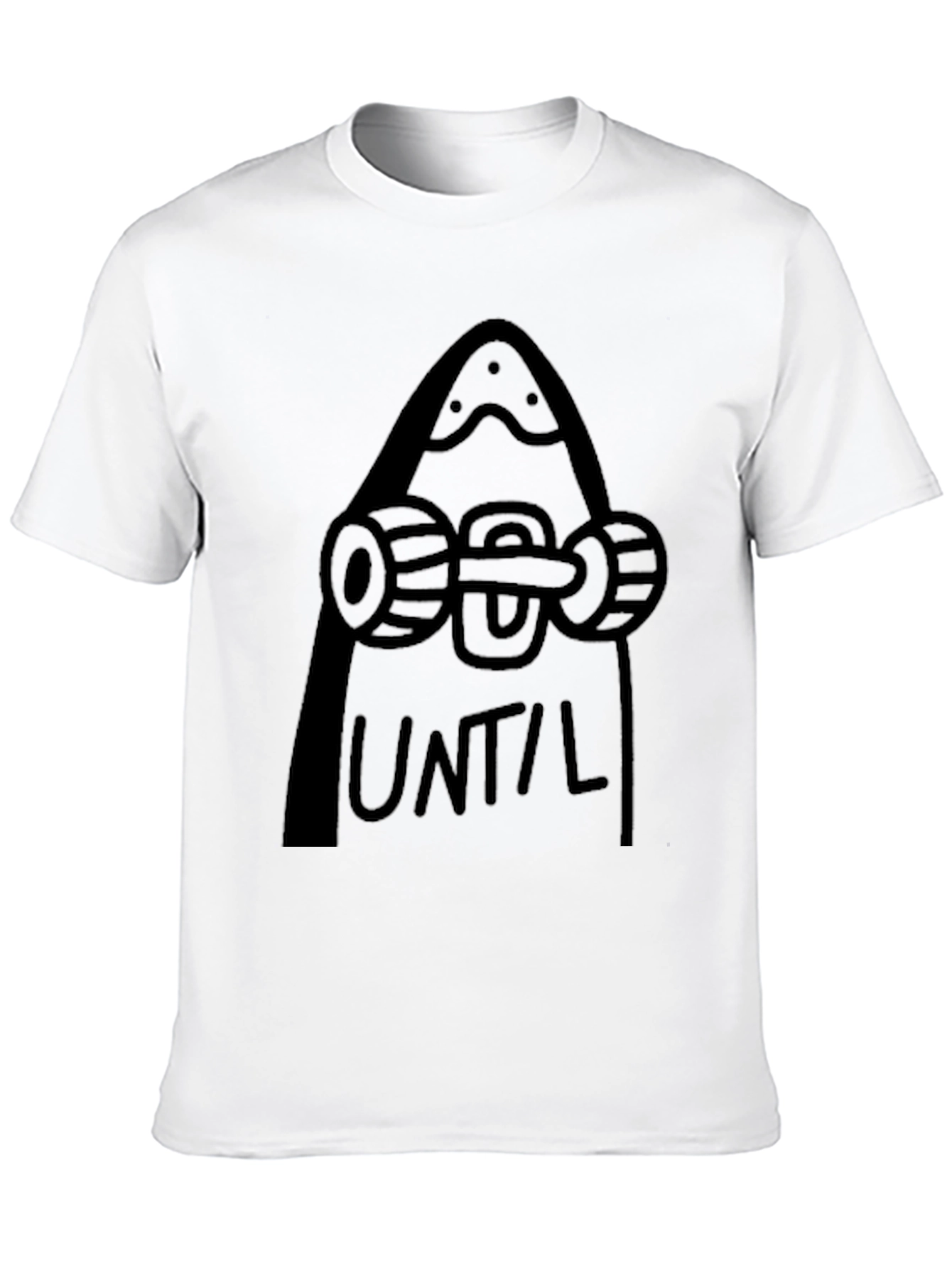 Skateboard Until Mountain Black Tee