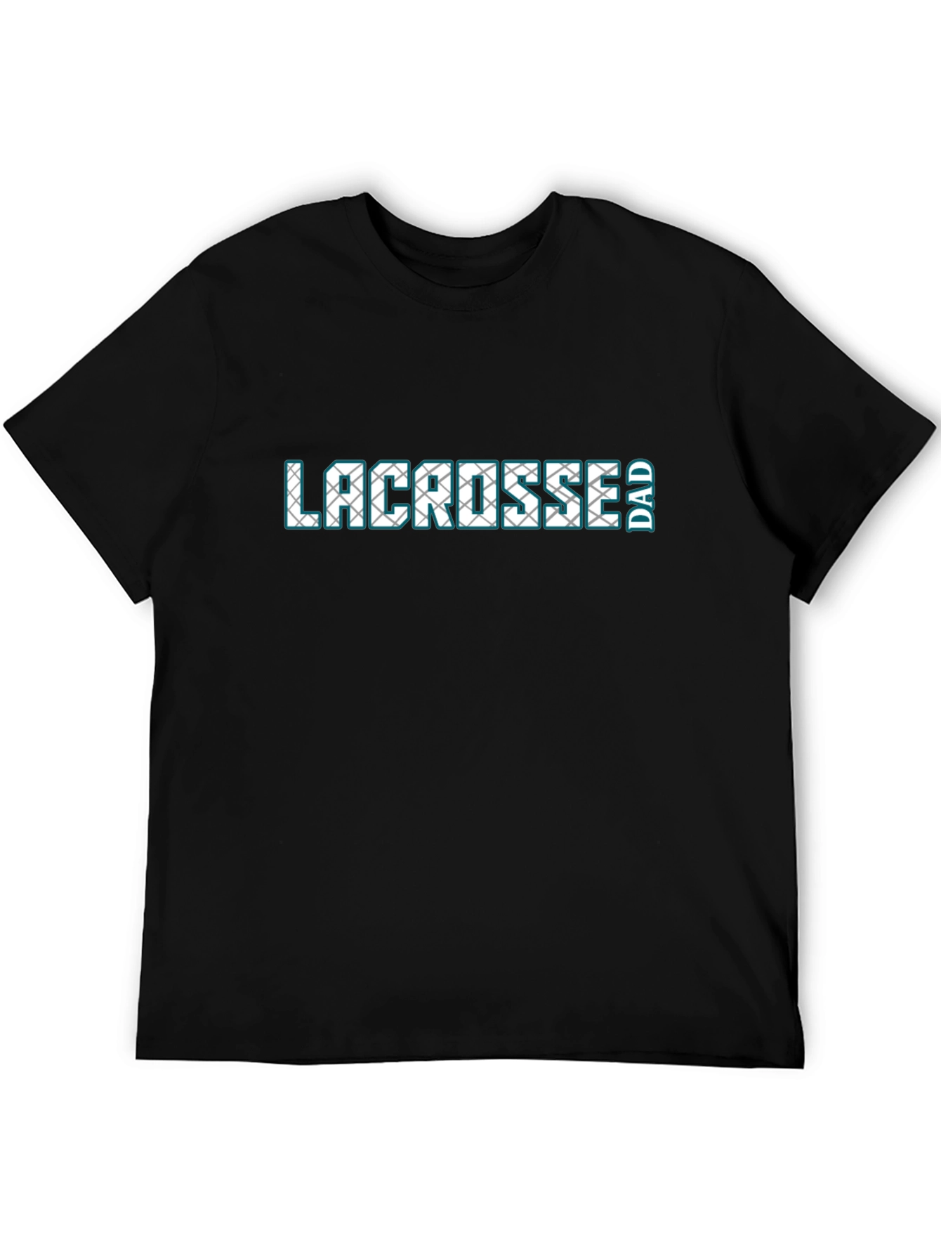 Lacrosse Dad Black Graphic Tee