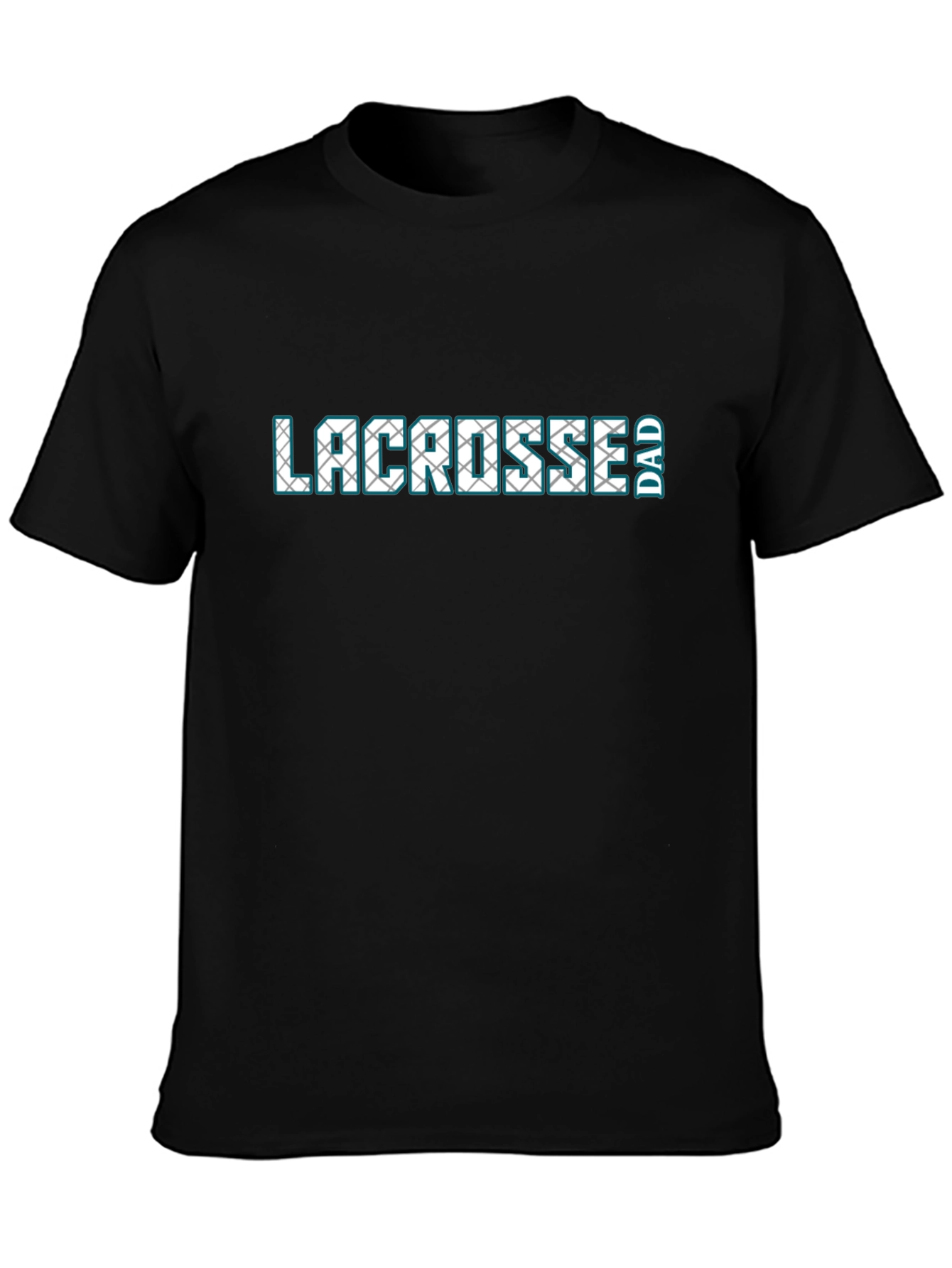 Lacrosse Dad Black Graphic Tee