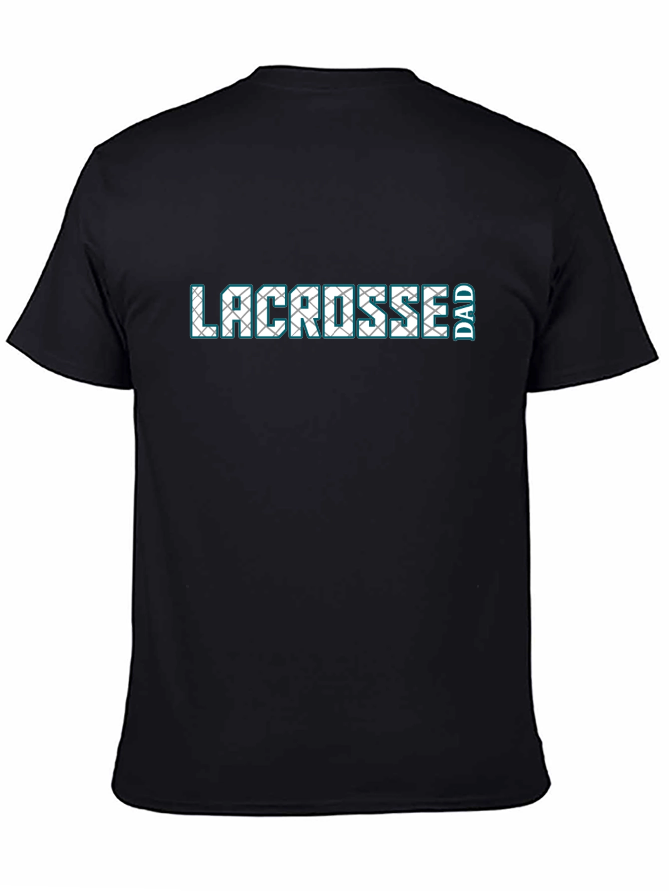 Lacrosse Dad Black Graphic Tee