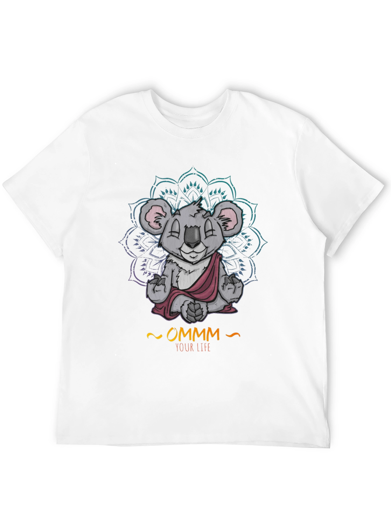Zen Koala Ommm T-Shirt - Meditating Animal Tee