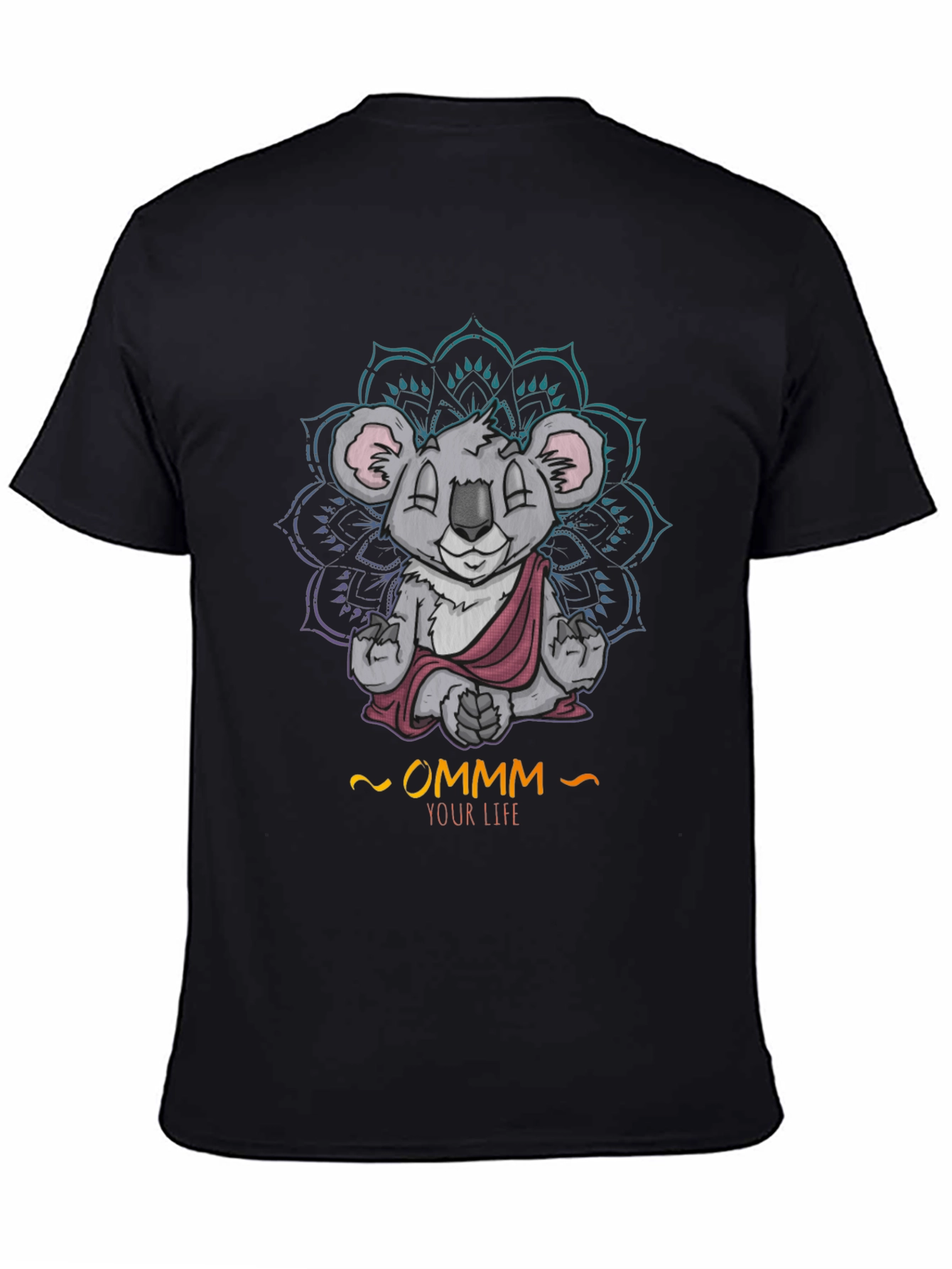 Zen Koala Ommm T-Shirt - Meditating Animal Tee