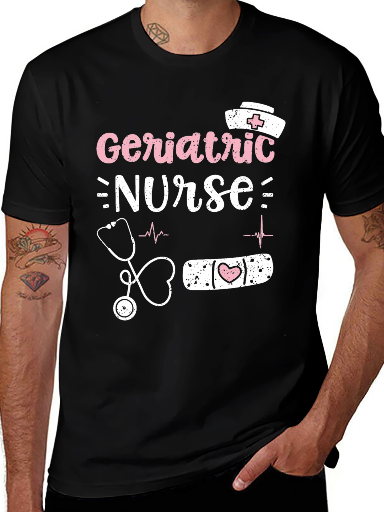 Geriatric Nurse Graphic Tee - Nurse Appreciation