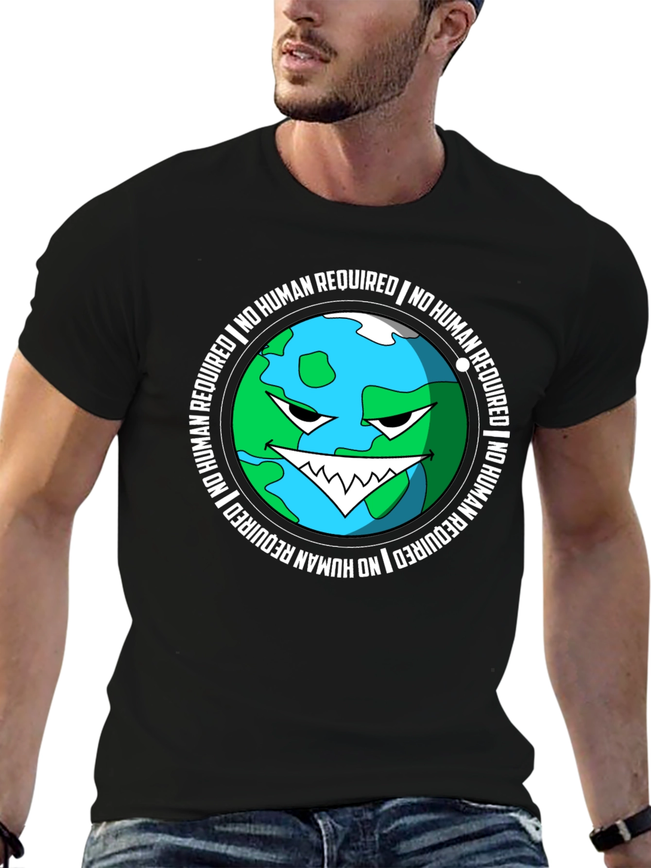 No Human Required Graphic Tee