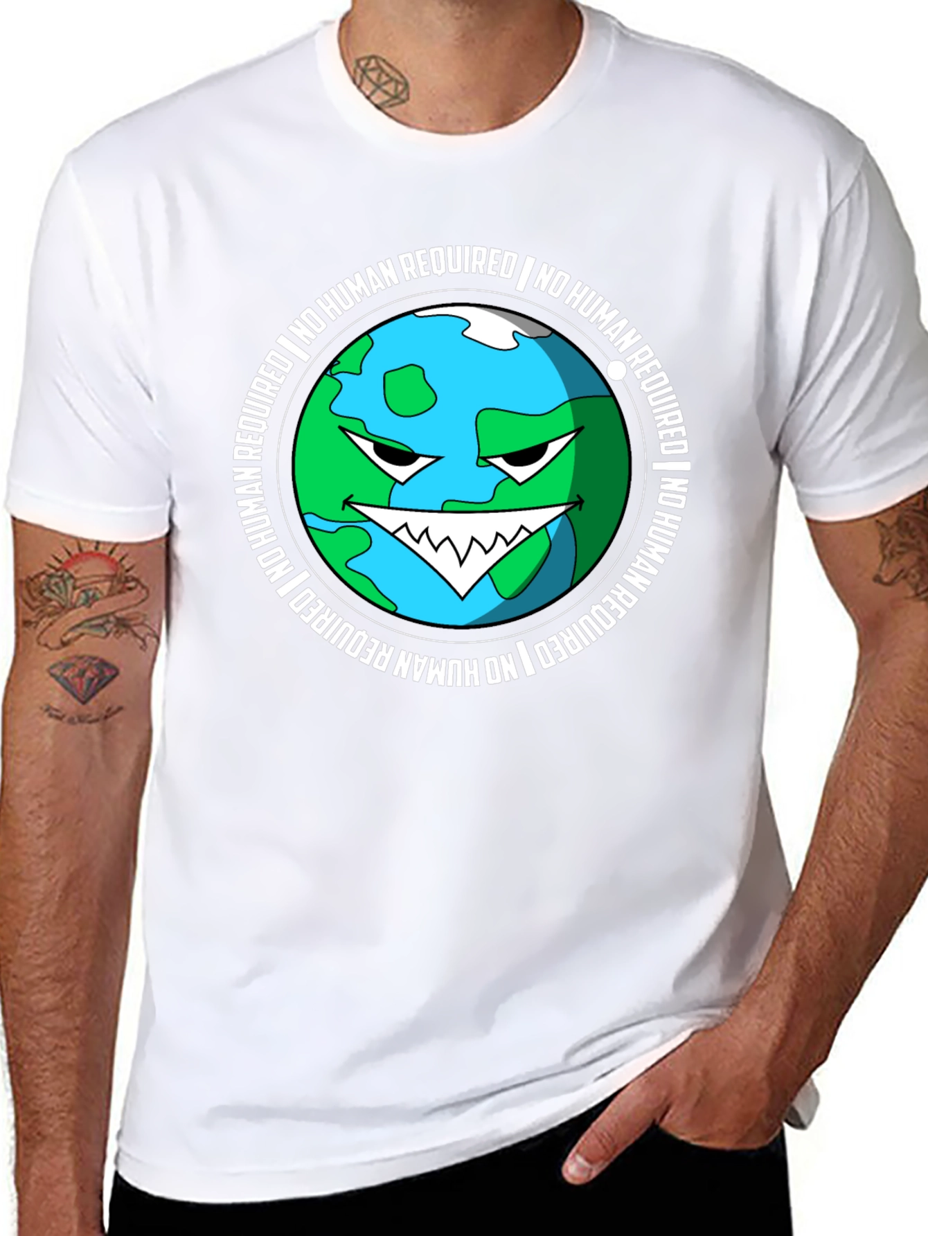 No Human Required Graphic Tee