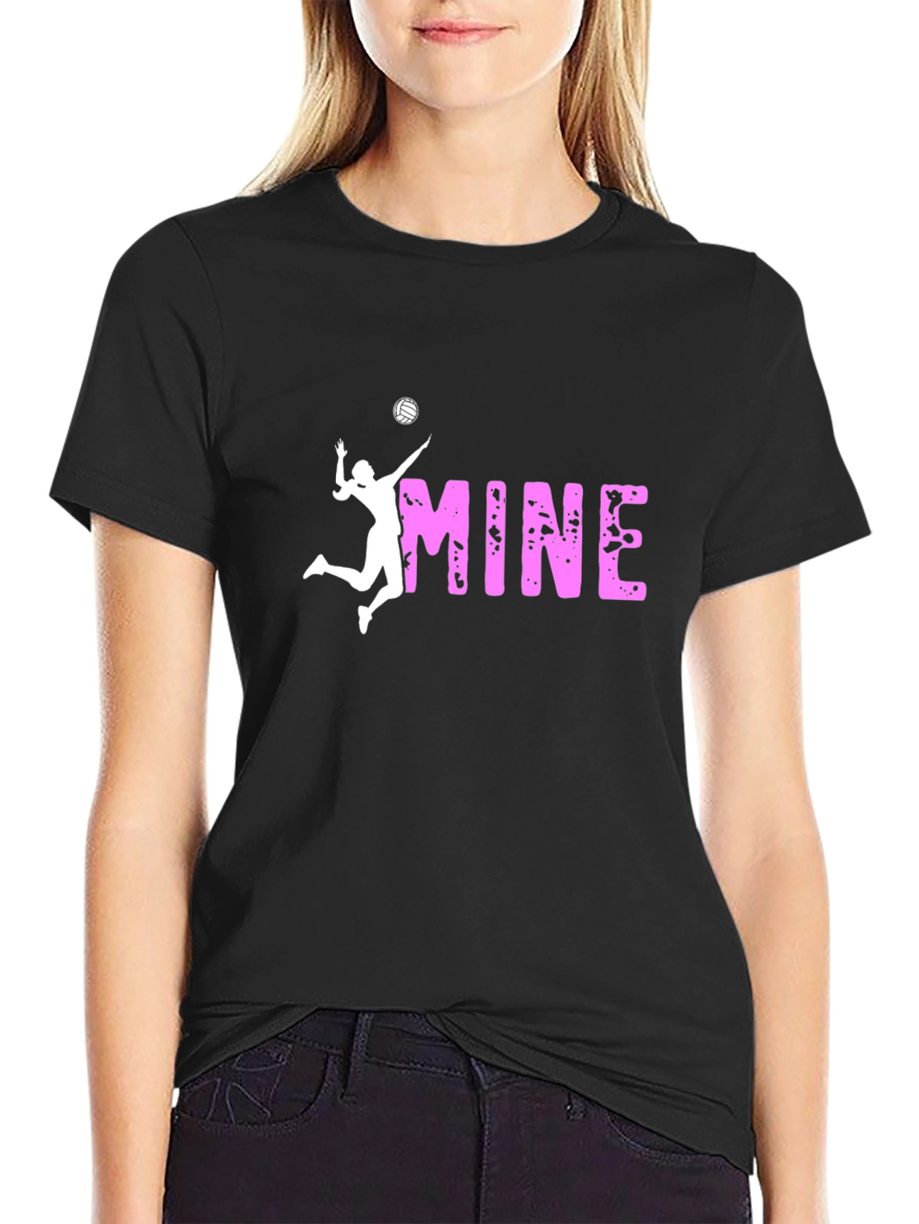 Volleyball MINE Graphic T-Shirt