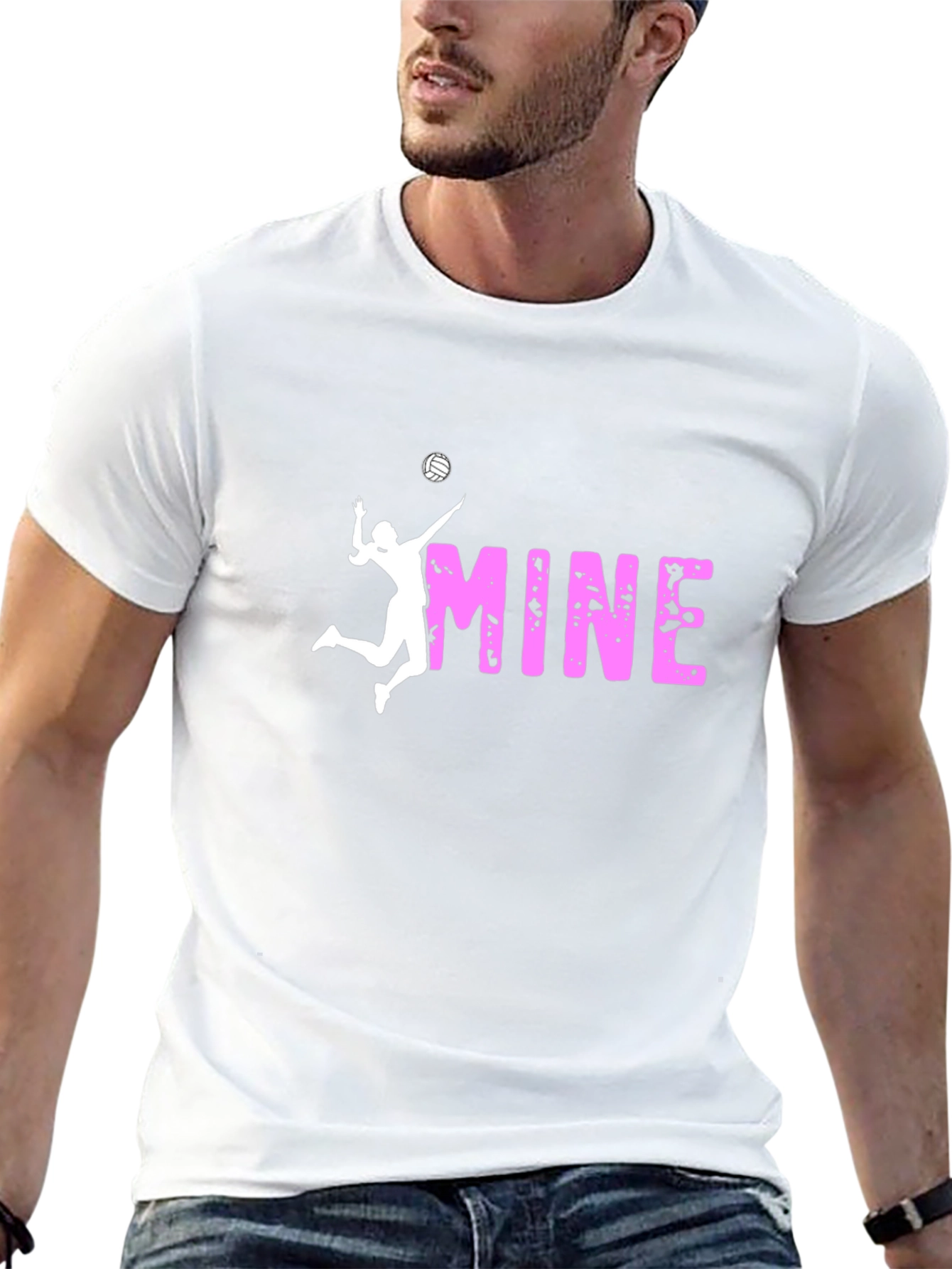Volleyball MINE Graphic T-Shirt