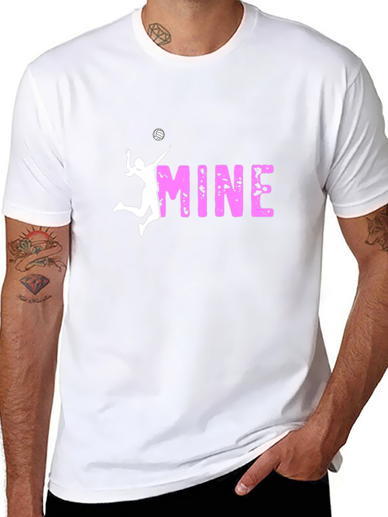 Volleyball MINE Graphic T-Shirt