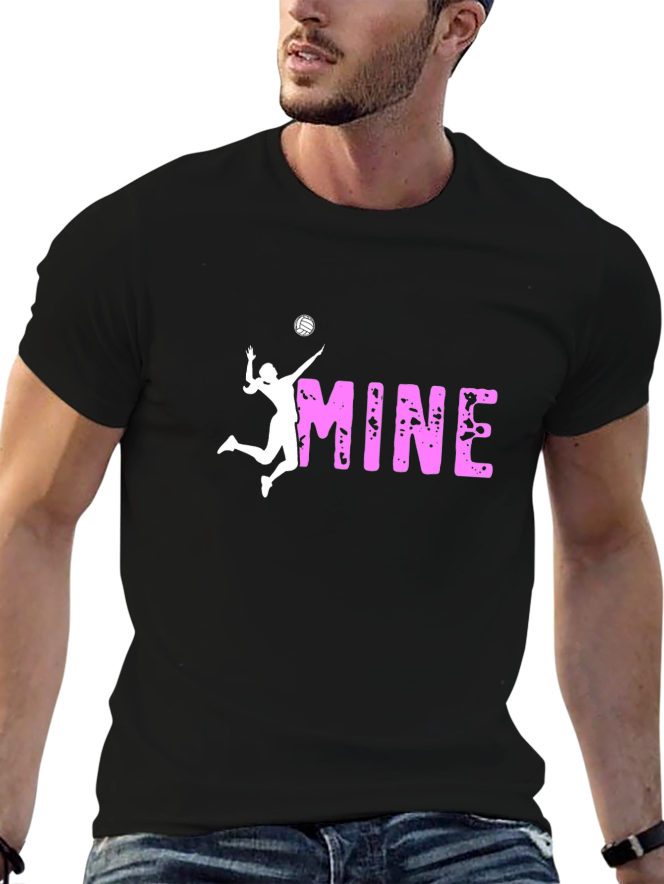 Volleyball MINE Graphic T-Shirt