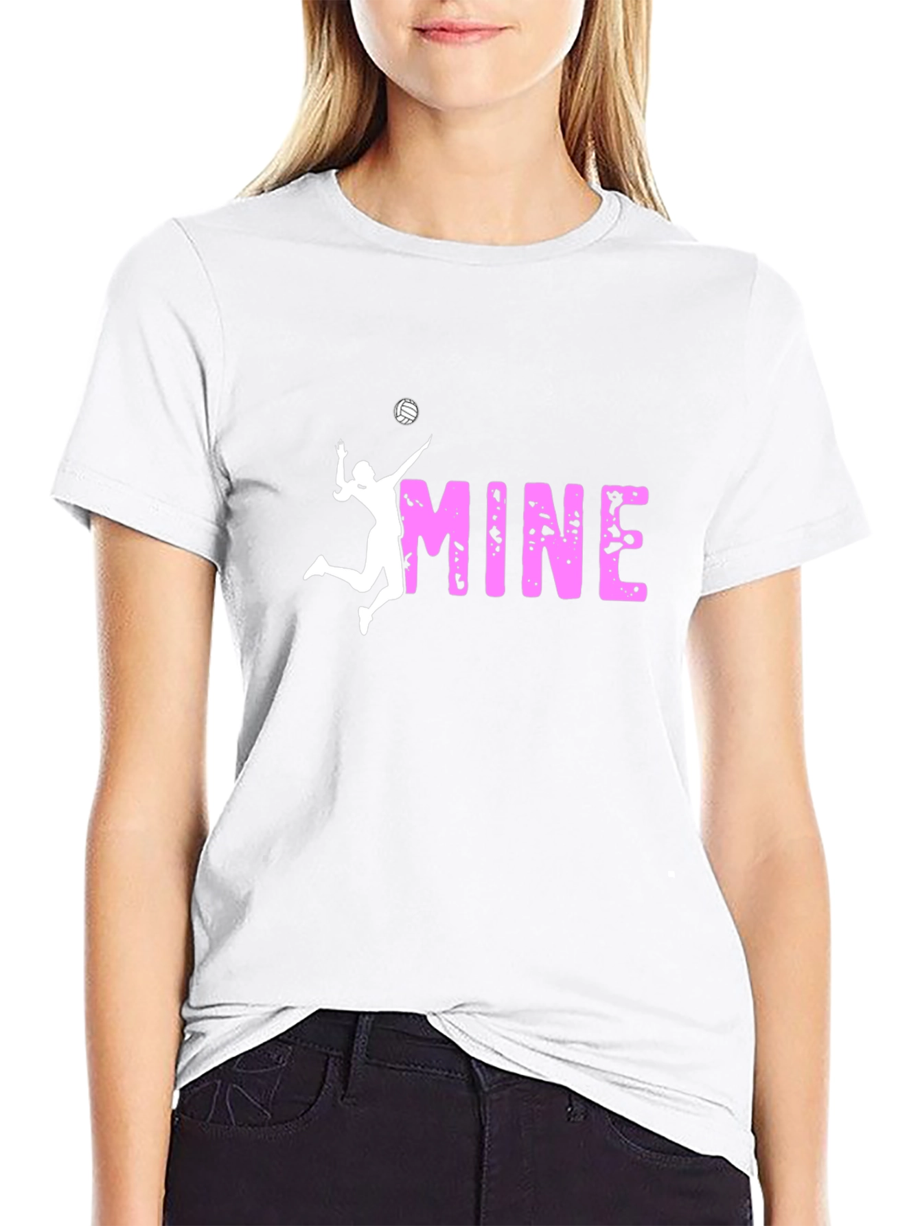Volleyball MINE Graphic T-Shirt