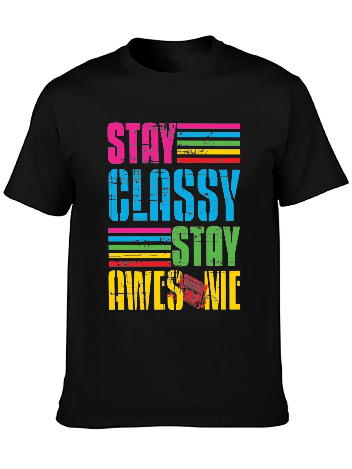 Stay Classy Awesome Retro T-Shirt