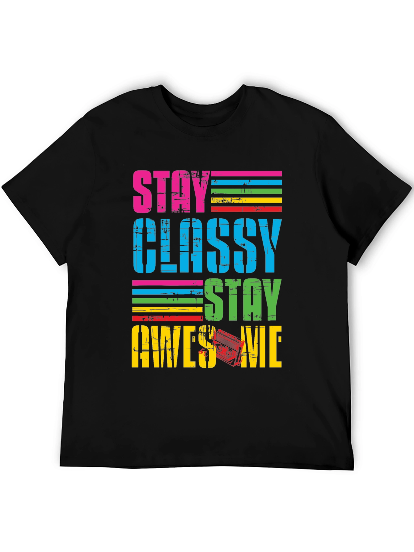 Stay Classy Awesome Retro T-Shirt