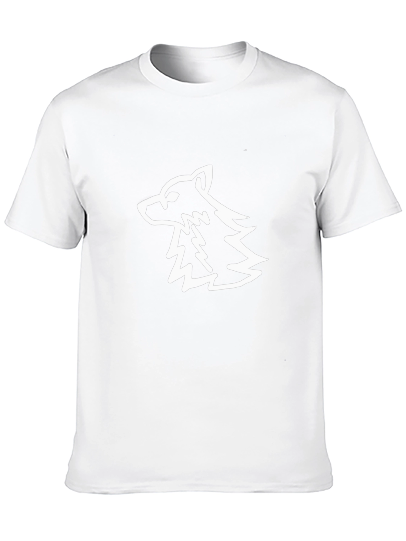 Cool Wolf Graphic Black T-Shirt