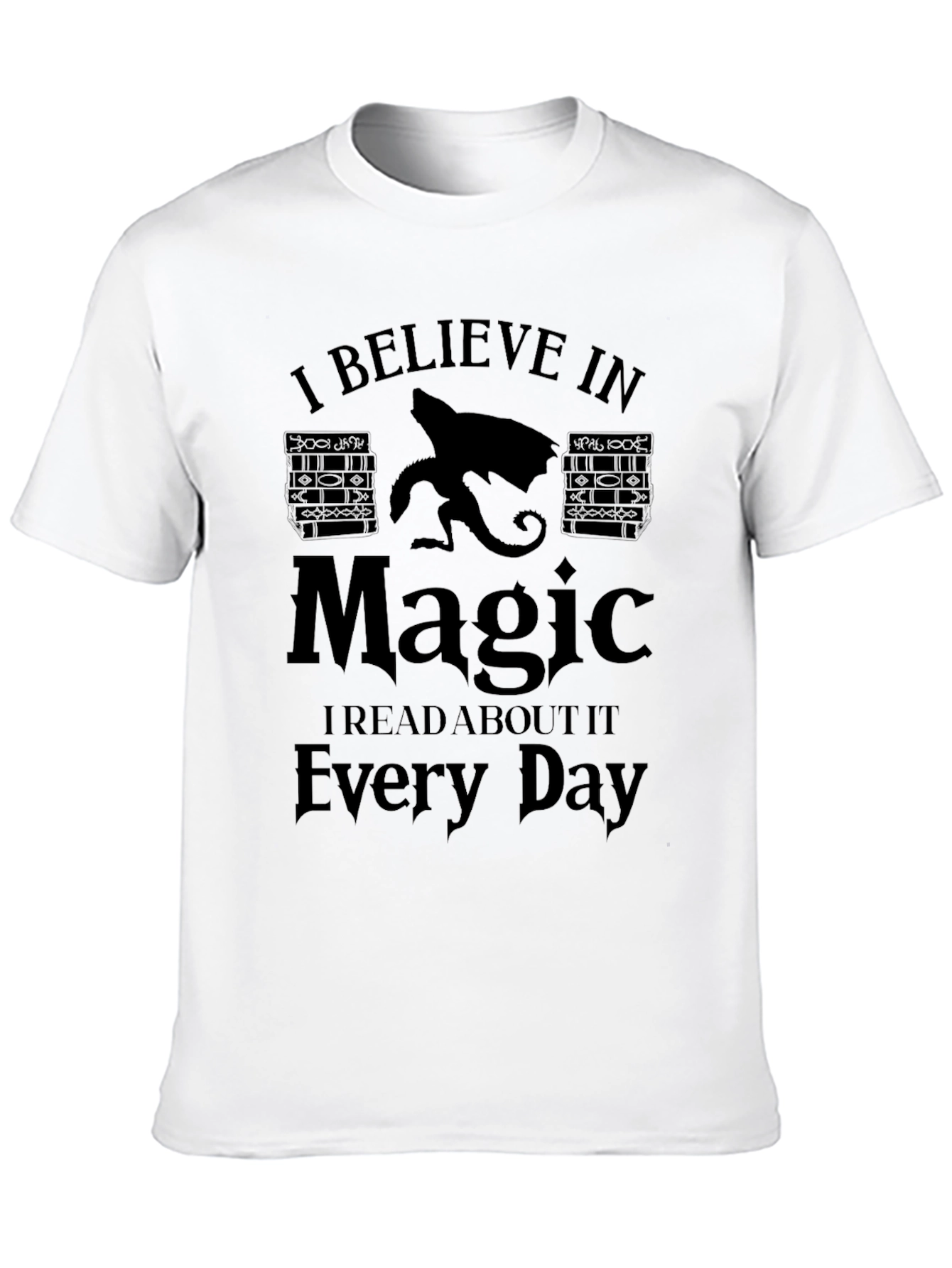 Magic Book Lover T-Shirt - Read About Magic Everyday