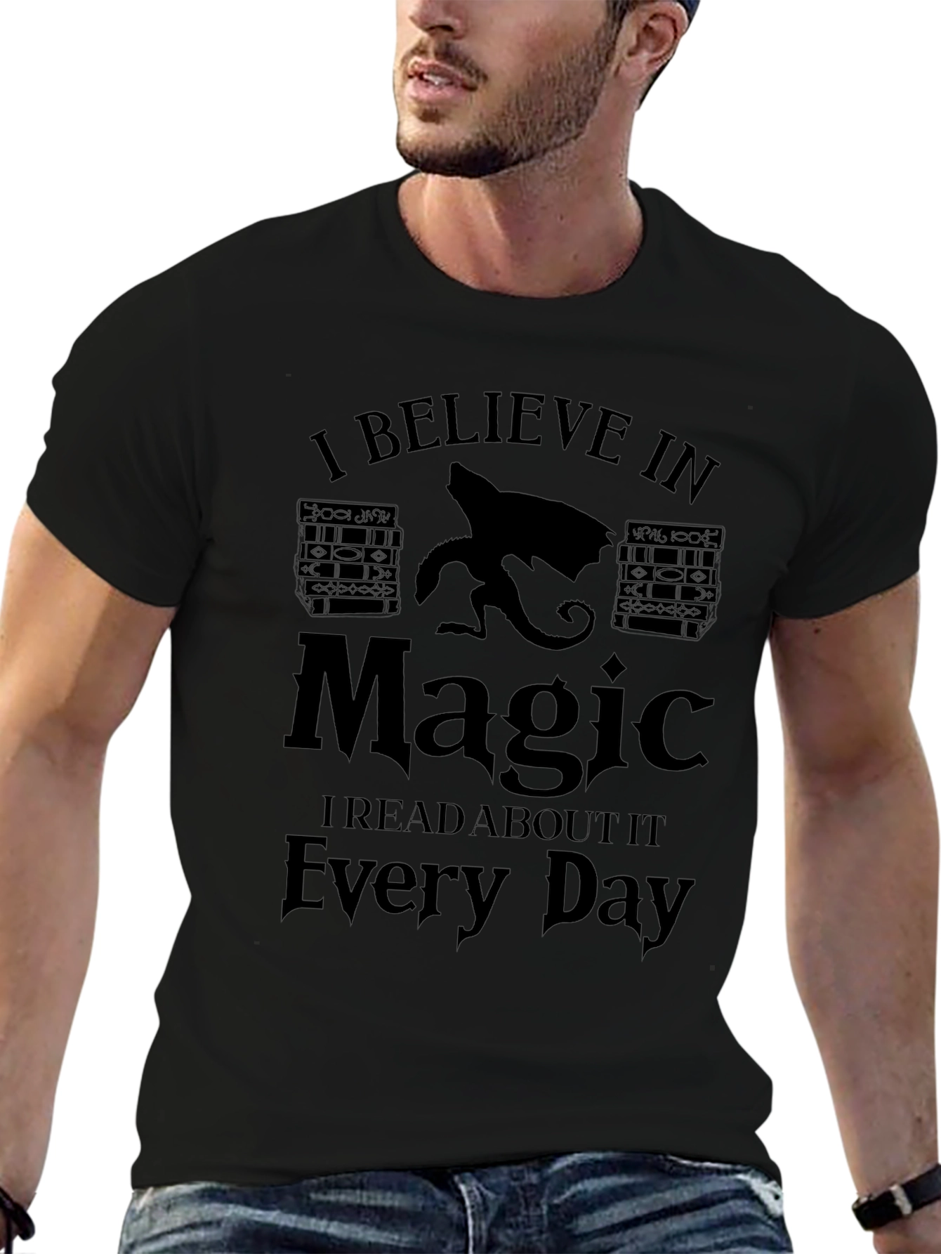 Magic Book Lover T-Shirt - Read About Magic Everyday