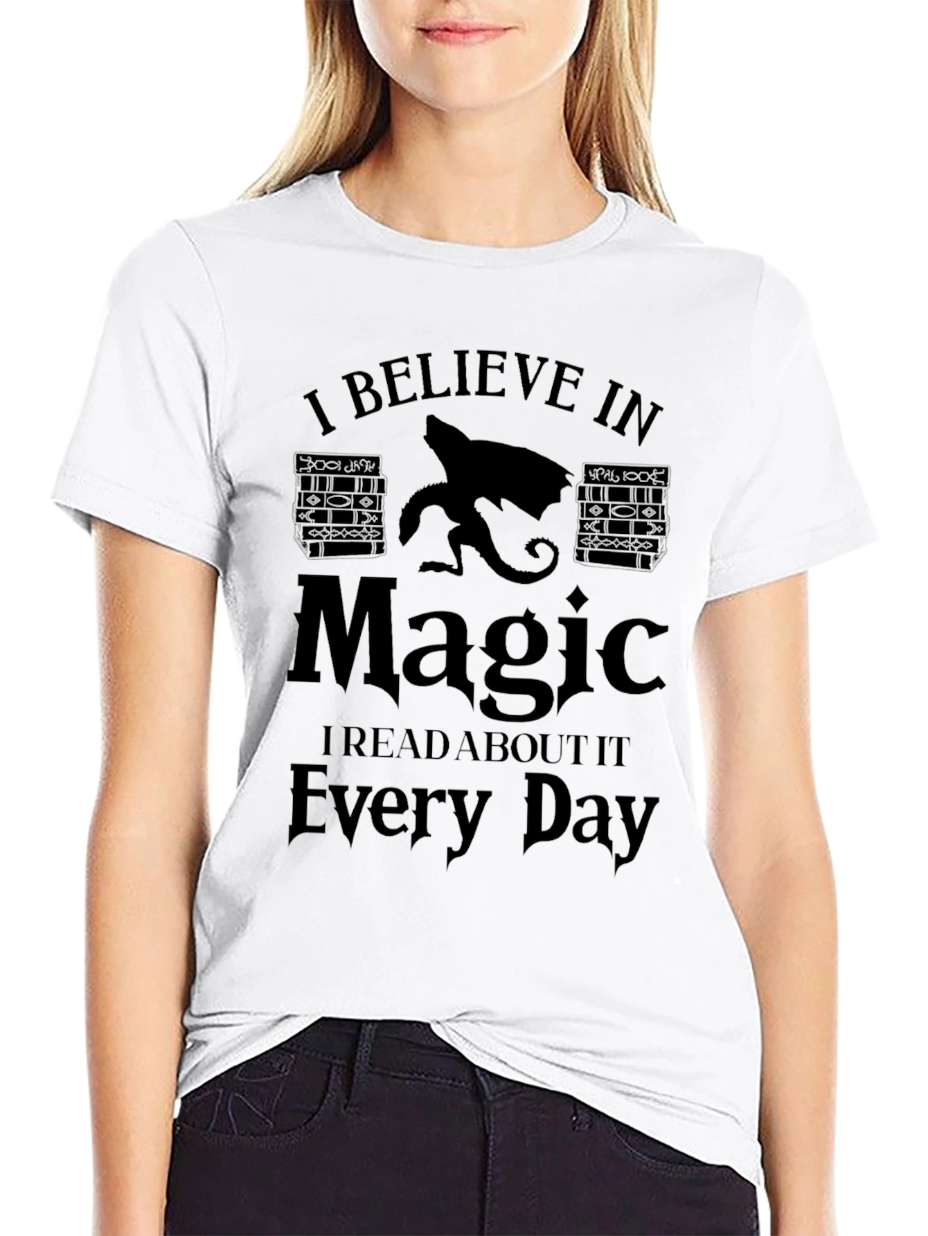 Magic Book Lover T-Shirt - Read About Magic Everyday